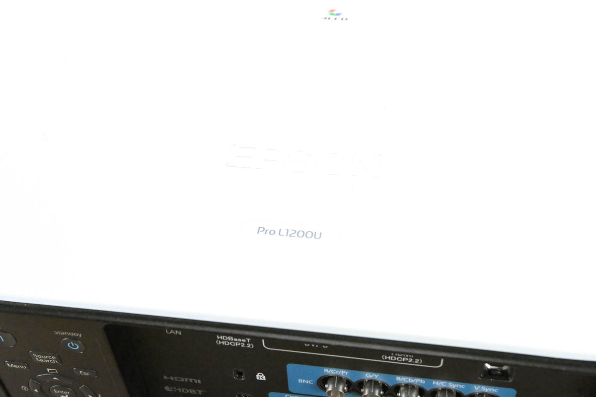 Epson Pro L1200U 7,000-Lumen WUXGA 3LCD Laser Projector w/ 4K & Lens
