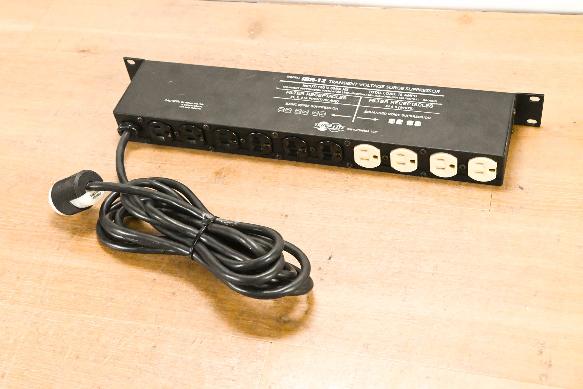 Tripp Lite IBR-12 12-Outlet Rackmount Isobar Surge Suppressor