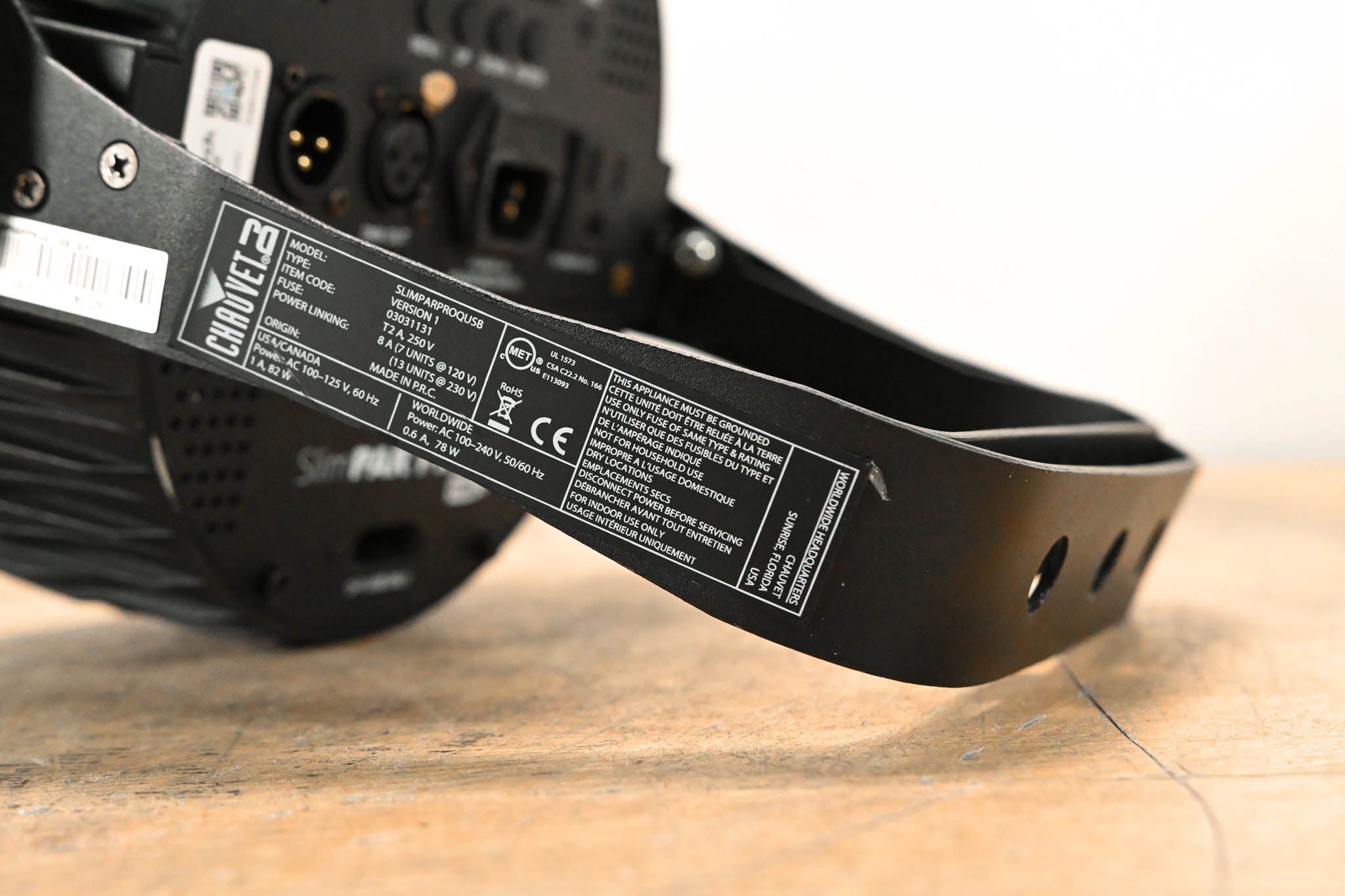 Chauvet SlimPAR Pro Q USB RGBA LED Low-Profile Par Wash Light