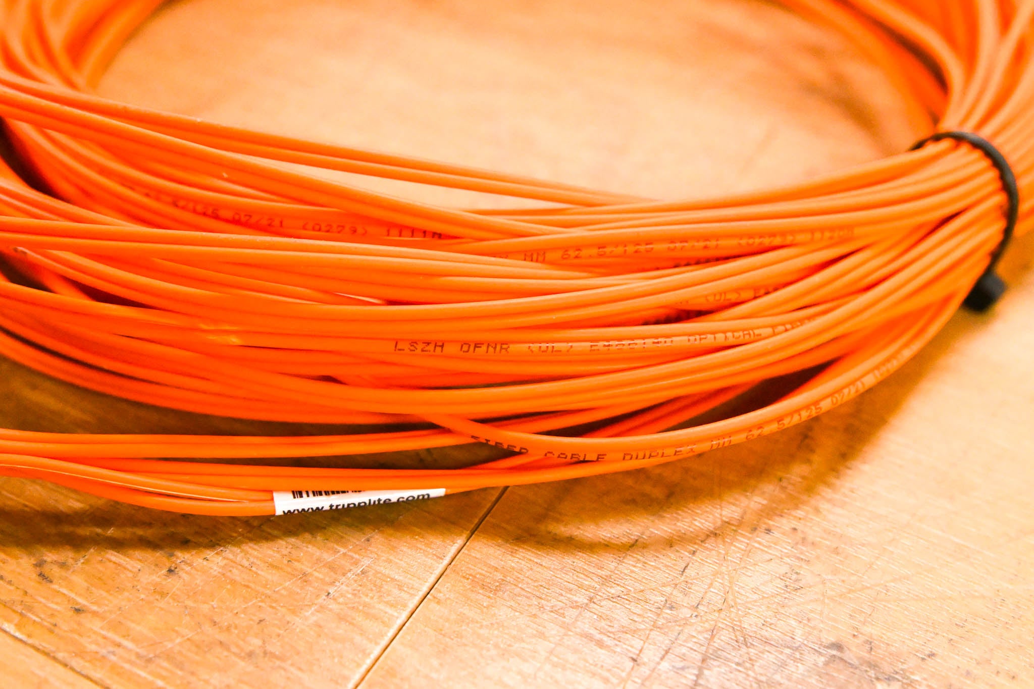 Tripp Lite ST-ST Duplex OM1 62.5/125 Multimode Fiber Cable - 100'