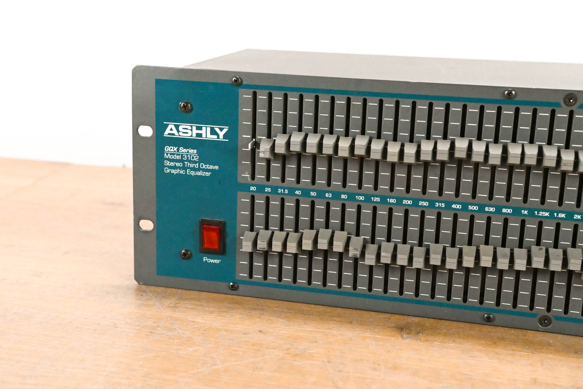Ashly GQX-3102 2-Channel 31-Band Graphic Equalizer