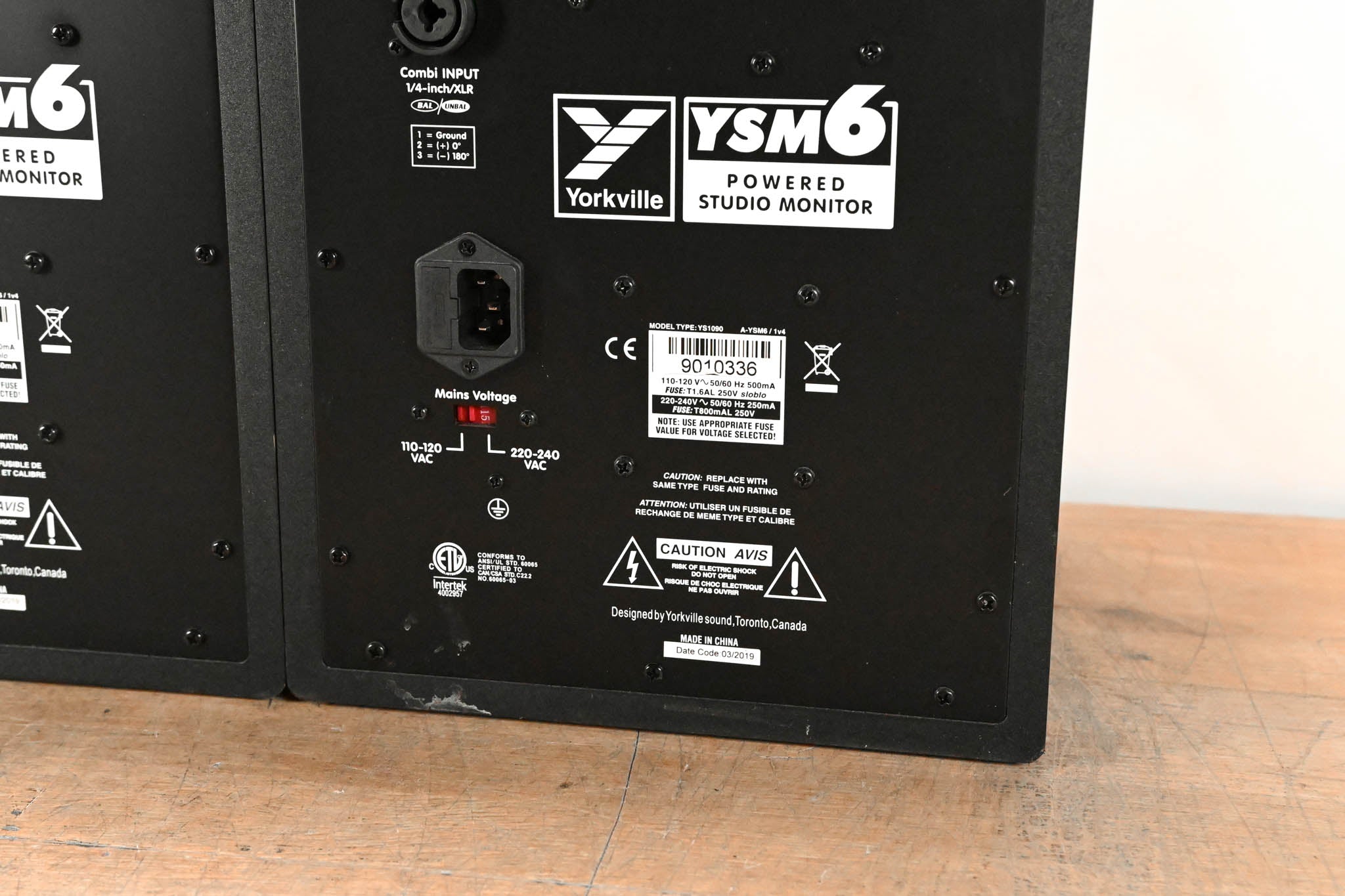 Yorkville YSM6 6.5" Nearfield Powered Studio Reference Monitor (PAIR)