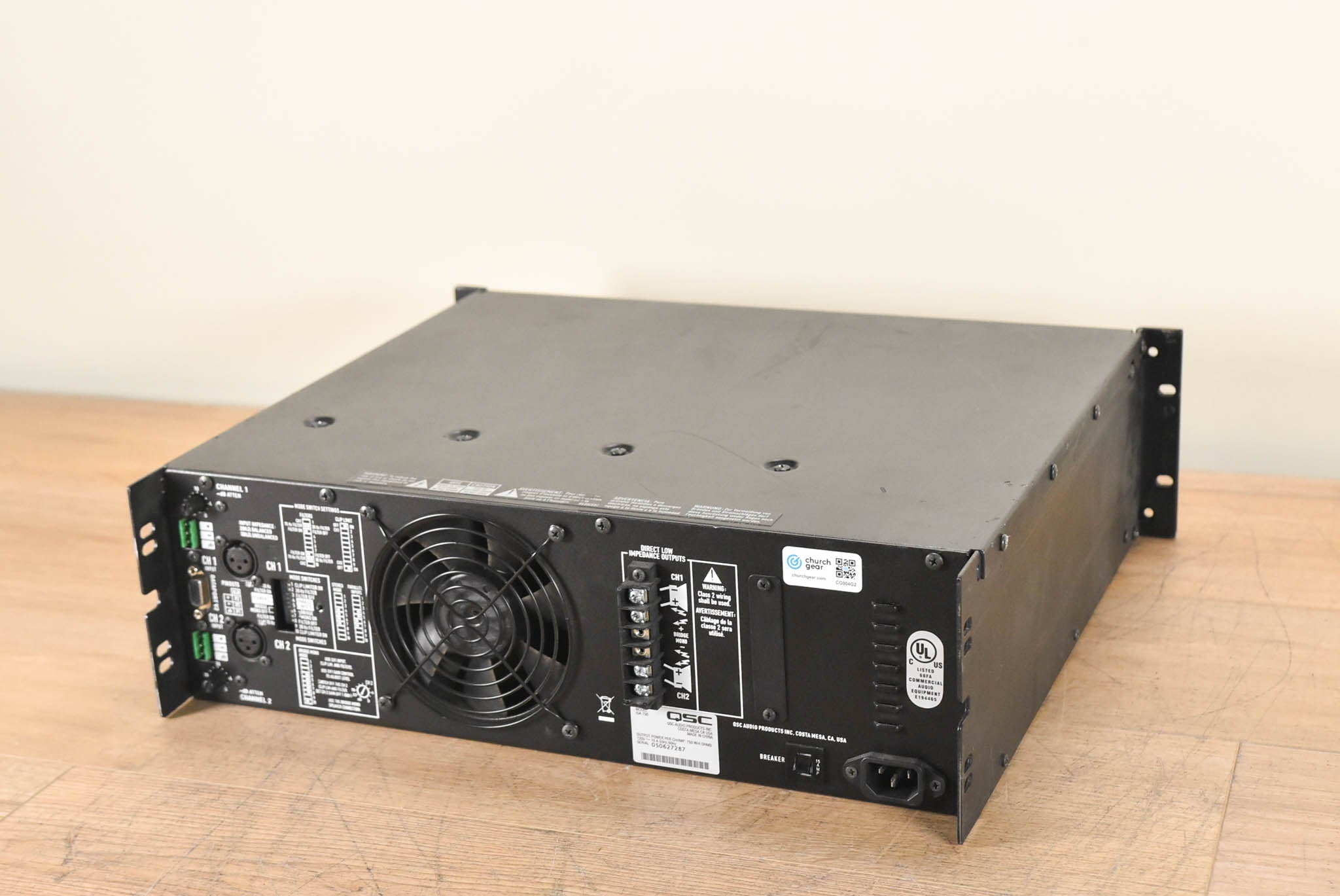 QSC ISA750 2-Channel Power Amplifier