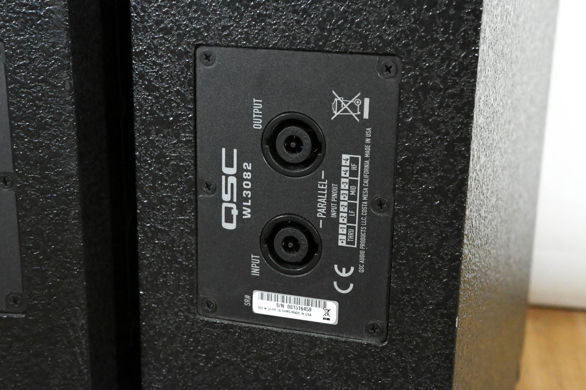 QSC WL3082 WideLine-8 3-Way Line Array Loudspeaker (PAIR)
