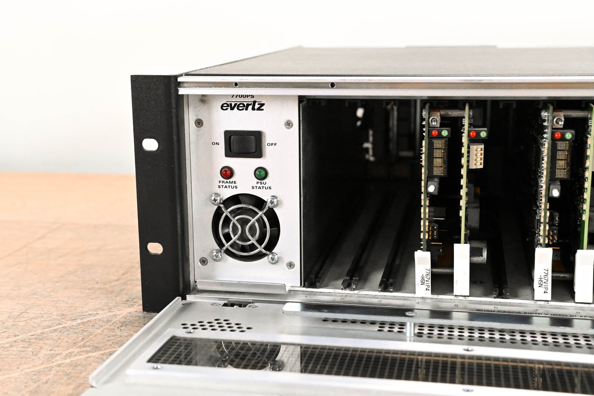 Evertz 7700FR-C MultiFrame Chassis with Cards