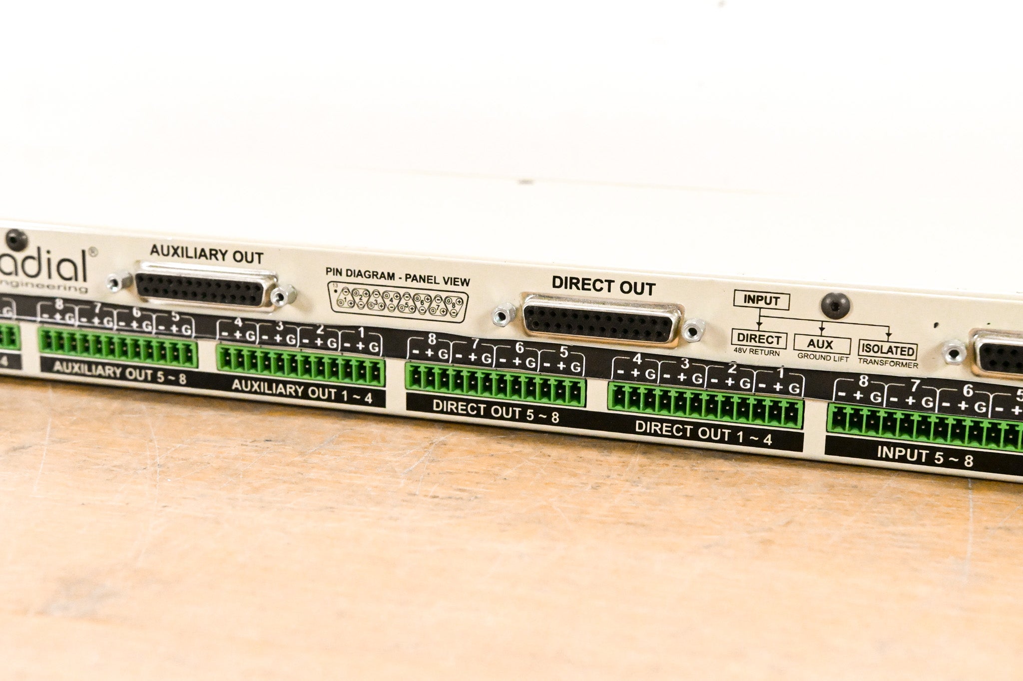 Radial Engineering OX8-j Jensen-Equipped 8-Channel Microphone Splitter