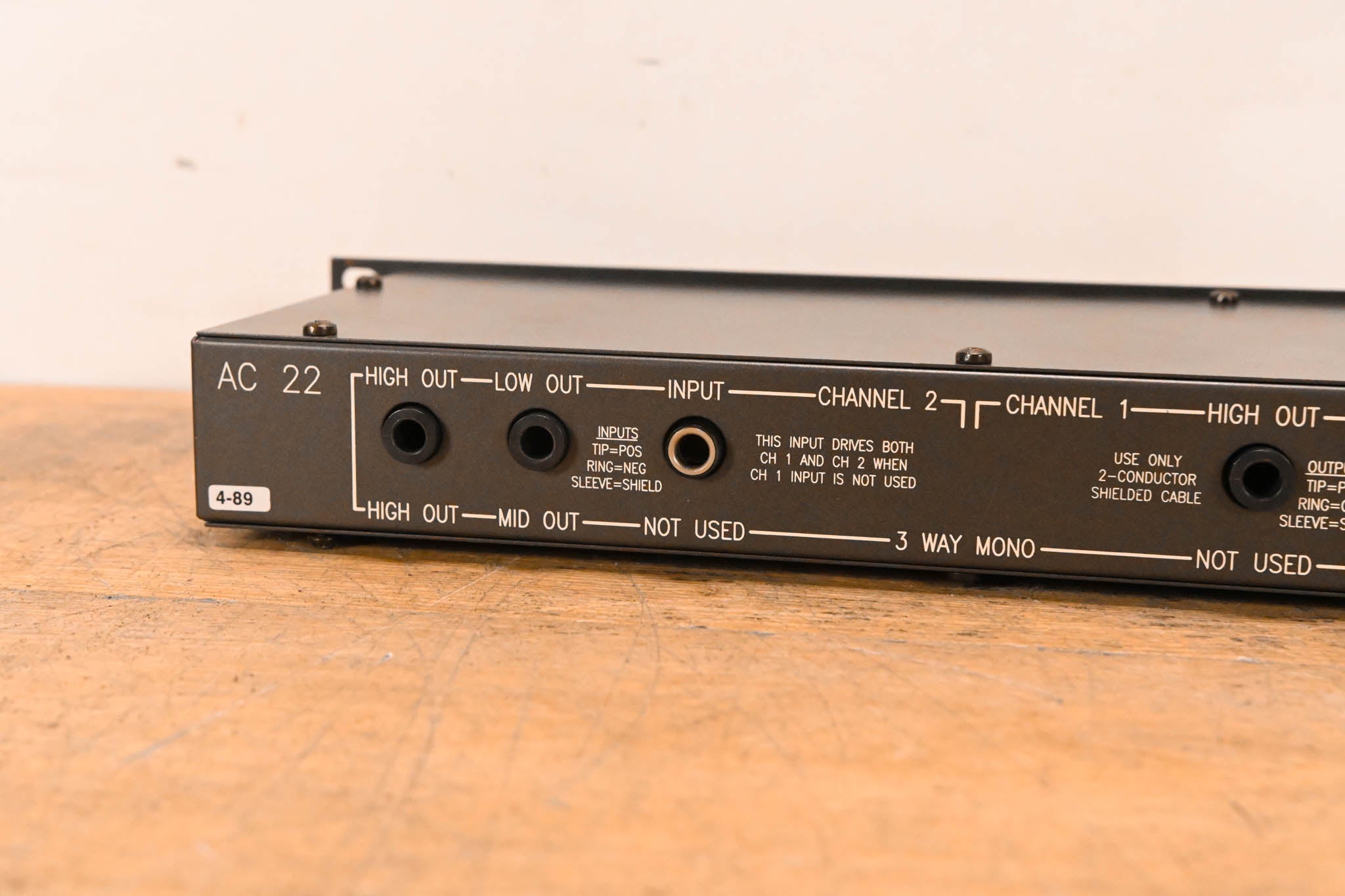 Rane AC22 2-Channel Active Crossover (NO POWER SUPPLY)