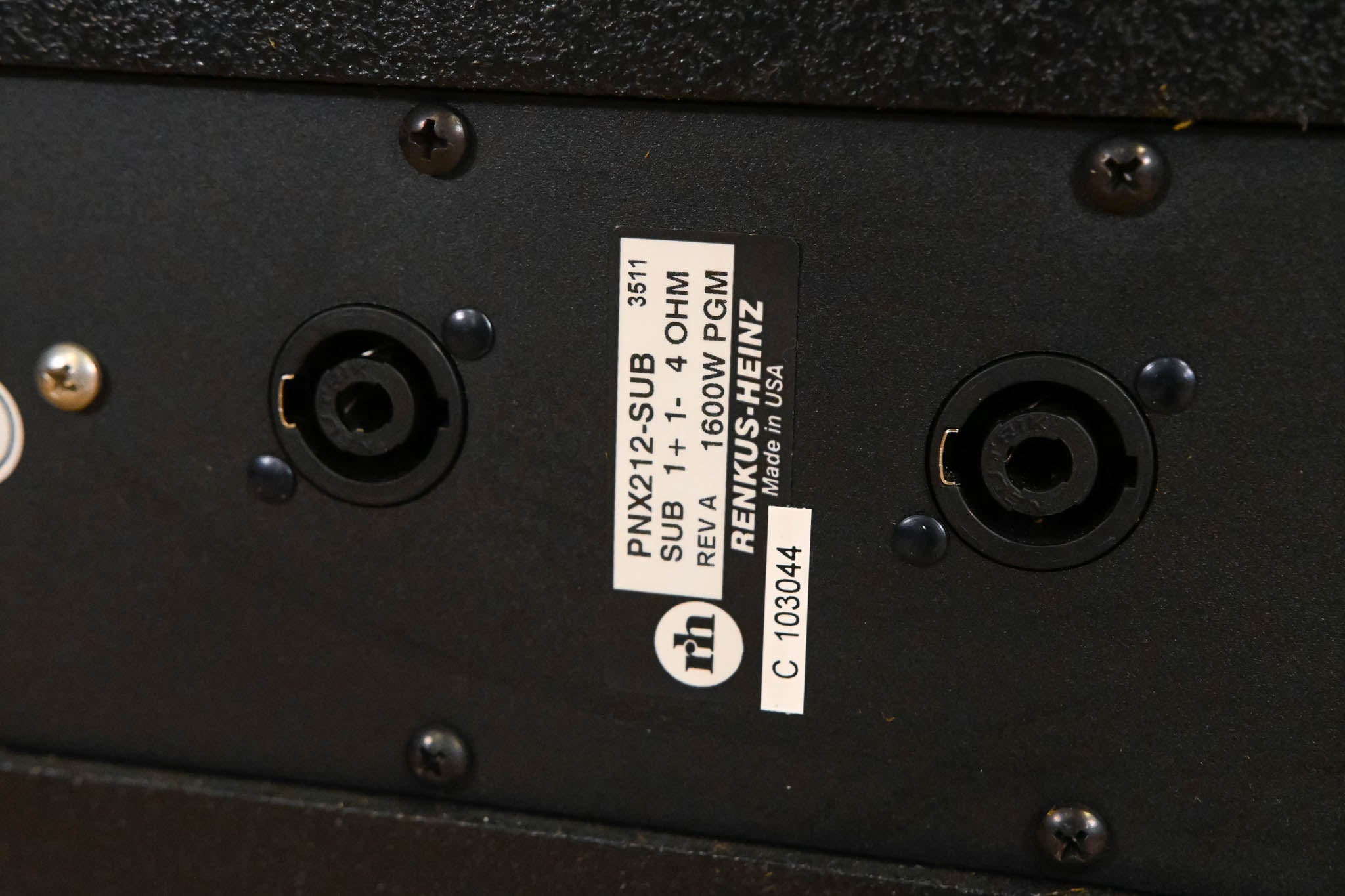 Renkus Heinz PNX212-SUB Dual 12" Passive Subwoofer