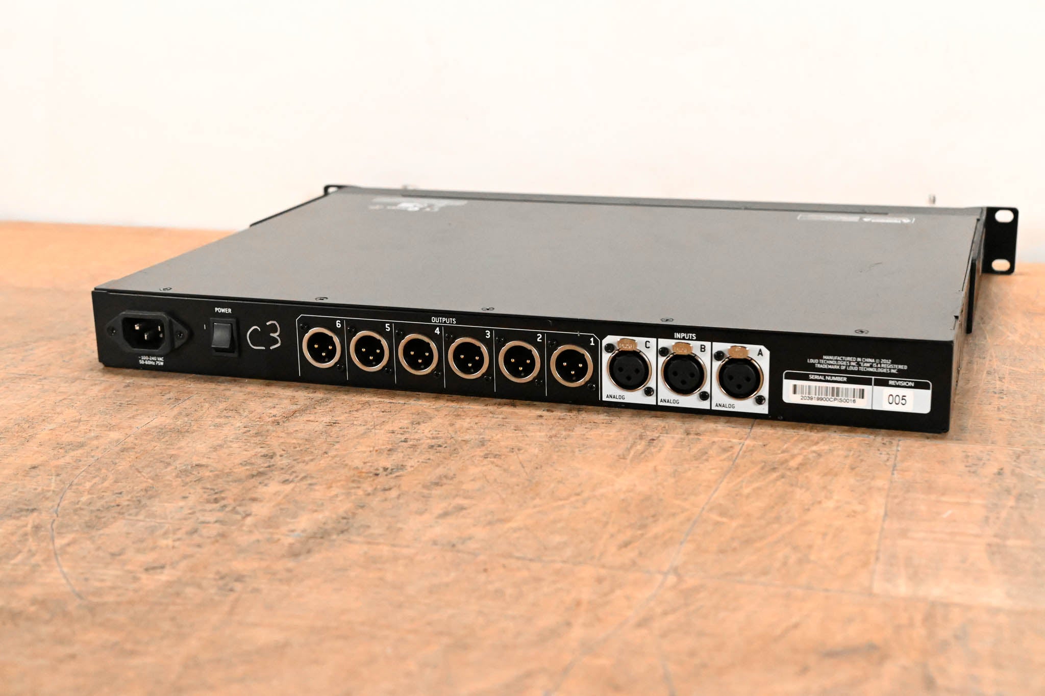 EAW UX3600 3x6 Digital Signal Processor