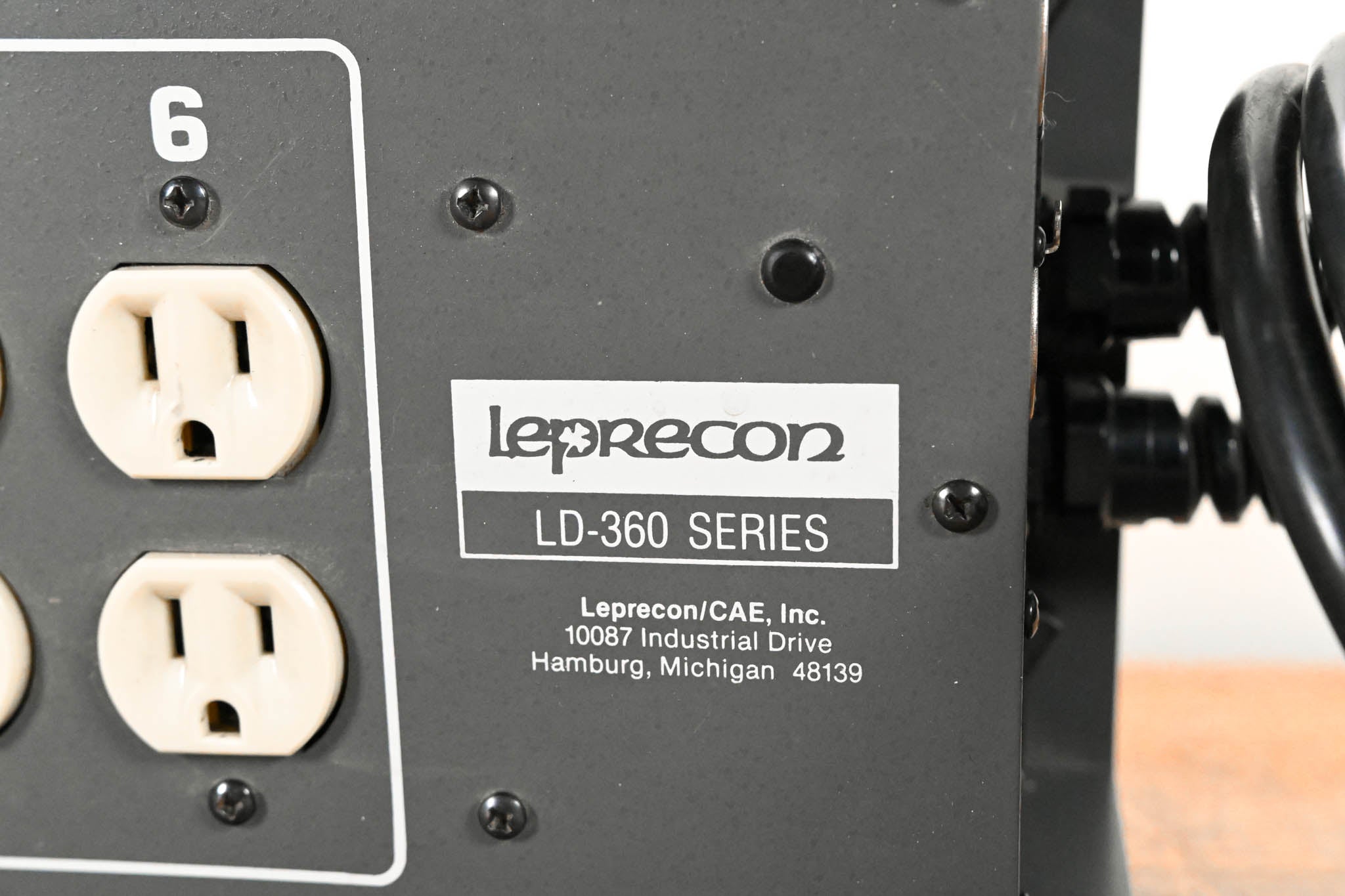 Leprecon LD-360-MPX-HP 6-Channel Edison DMX Dimmer