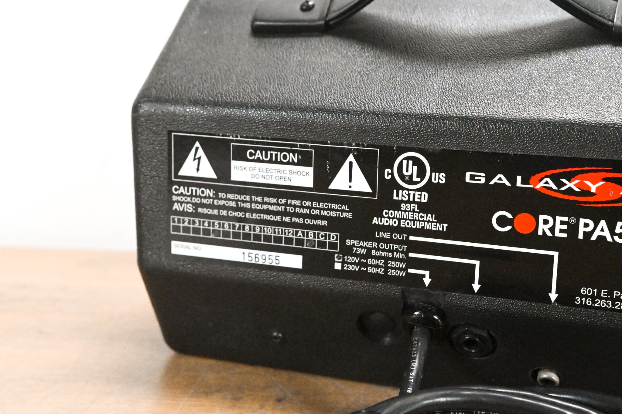 Galaxy Audio CORE PA5X140 Powered Hot Spot Monitor