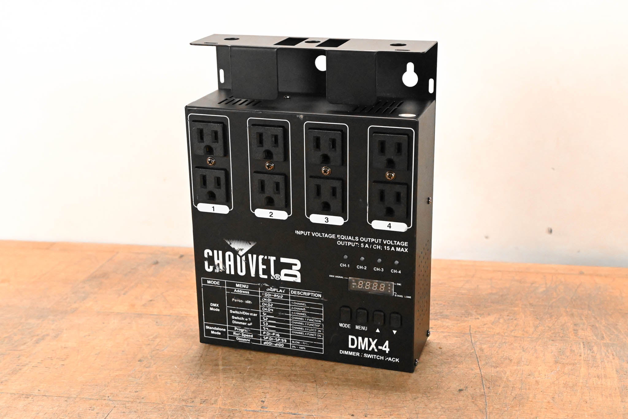 Chauvet DMX-4 4-Channel DMX Dimmer/Relay Pack