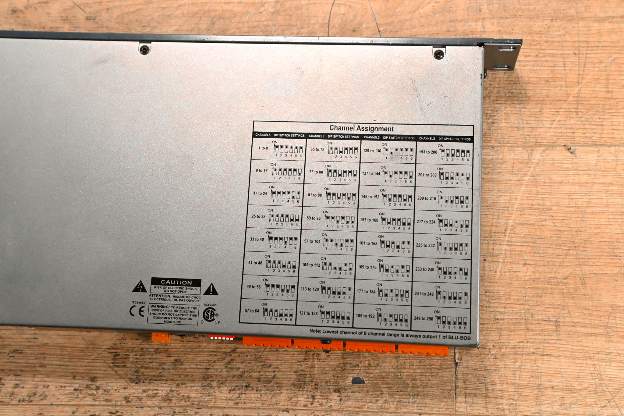 BSS London BLU-BOB2 8-Channel Break-Out Box Output Expander (NO PSU)