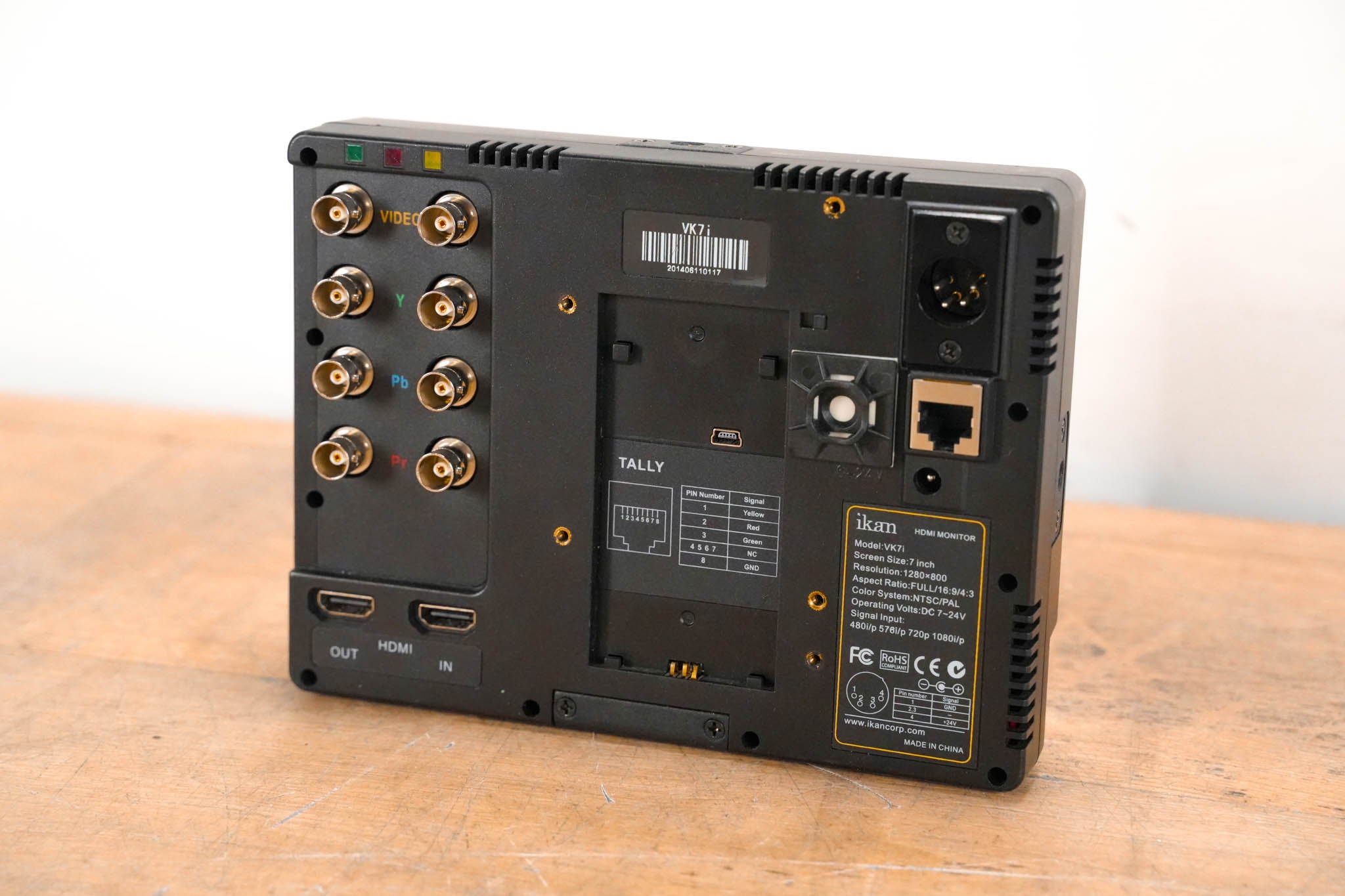 Ikan VK7i 7" HDMI Monitor (NO POWER SUPPLY)
