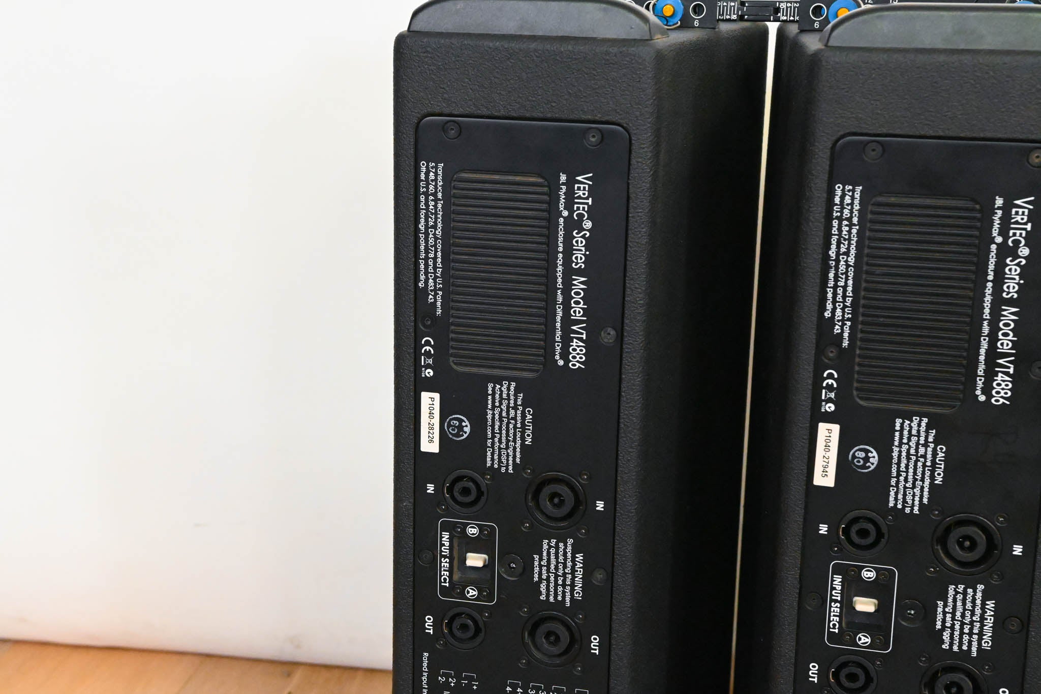 JBL VT4886 Dual 6.5" Passive Compact Line Array Loudspeakers (PAIR)