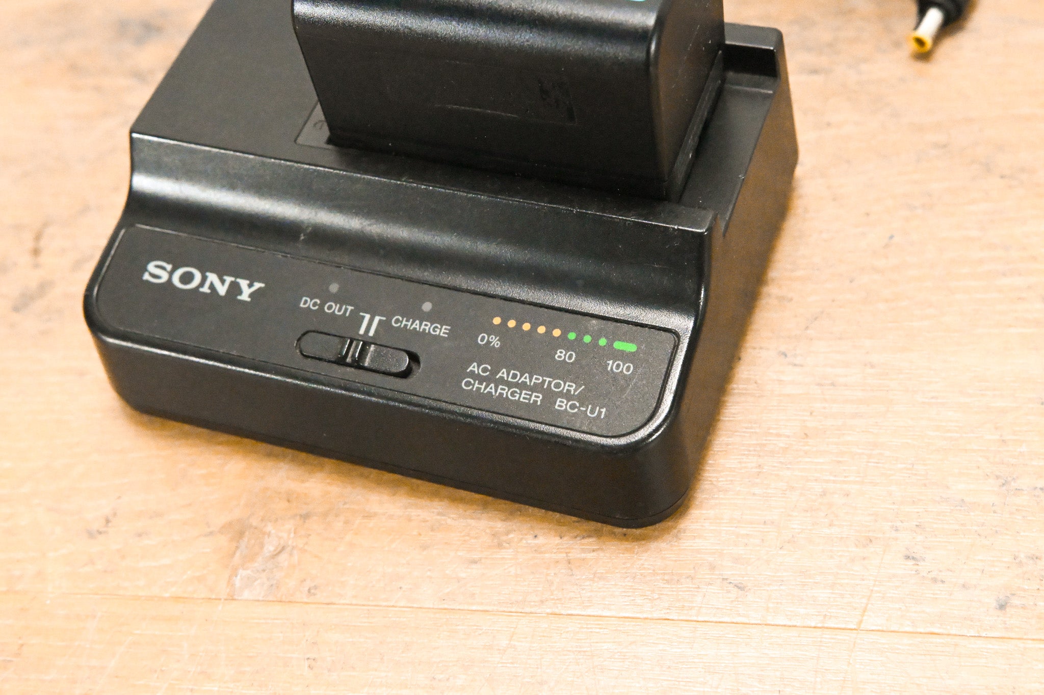 Sony BC-U1 AC Adapter/Charger with BP-U30 Battery (NO POWER SUPPLY)