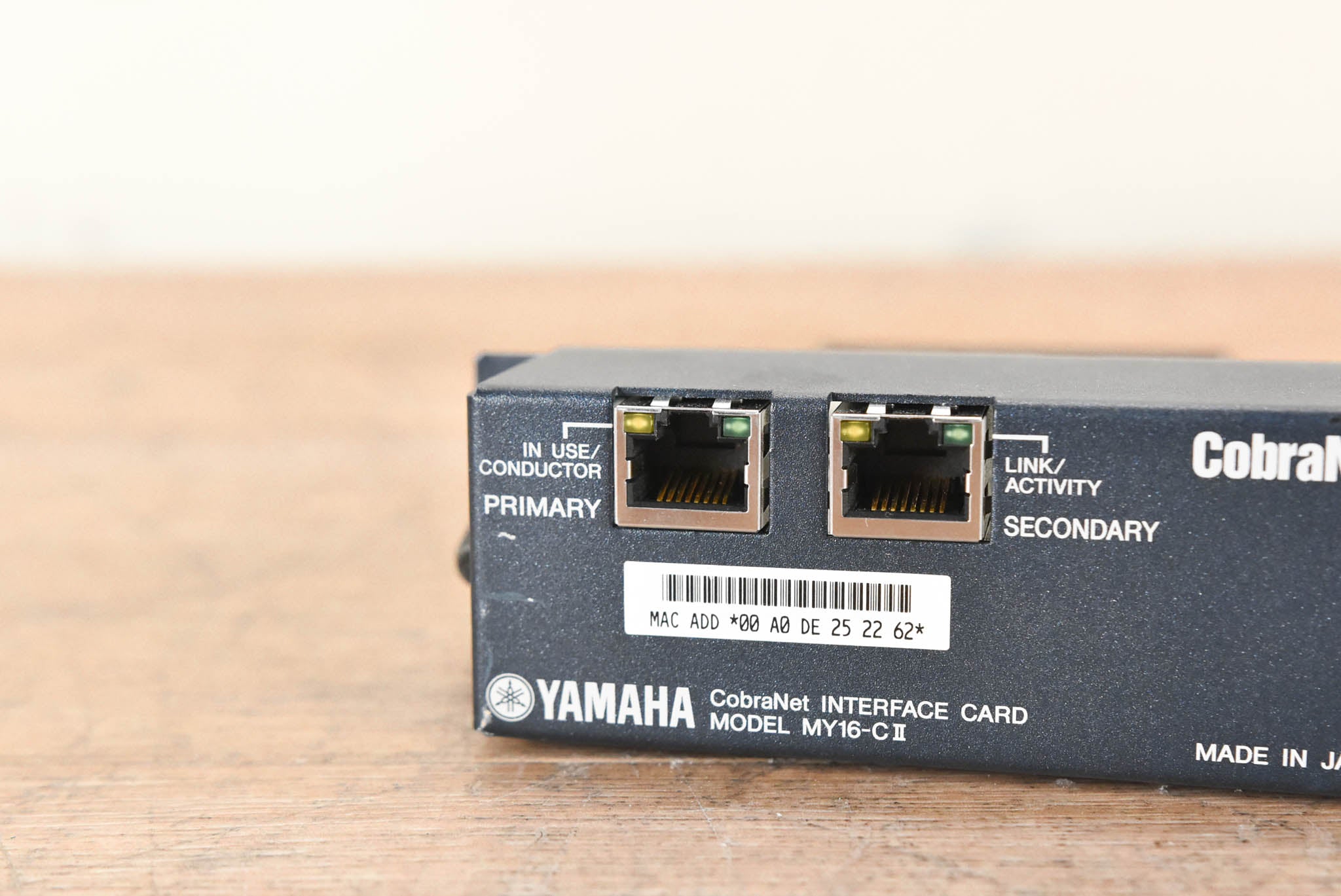 Yamaha MY16-CII CobraNet Network I/O Card