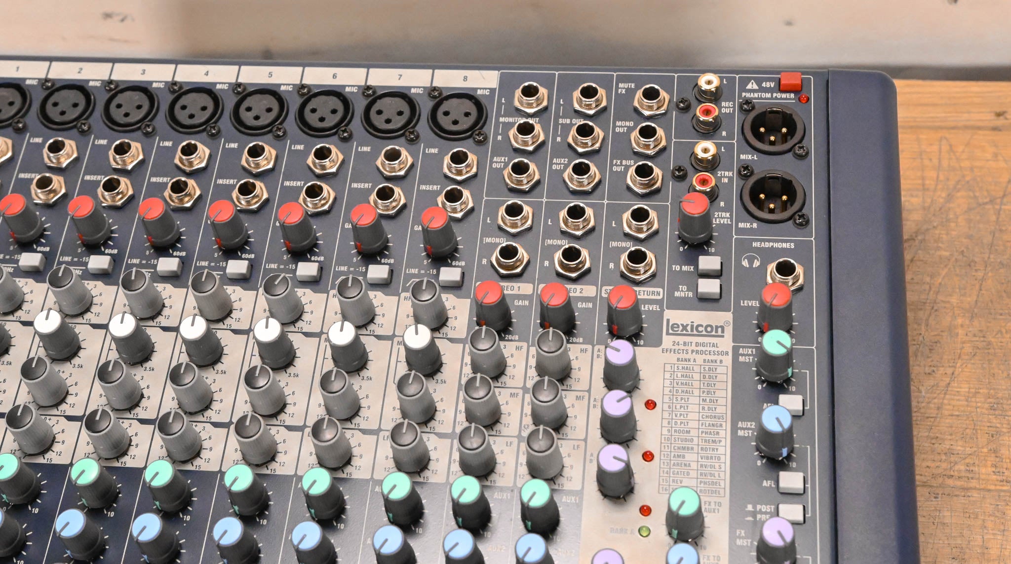 Soundcraft MFXi 8-Channel Analog Mixer with Effects