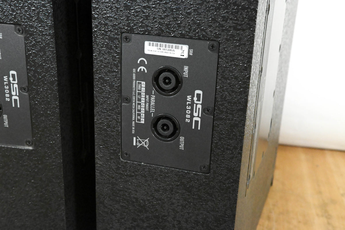 QSC WL3082 WideLine-8 3-Way Line Array Loudspeaker (PAIR)