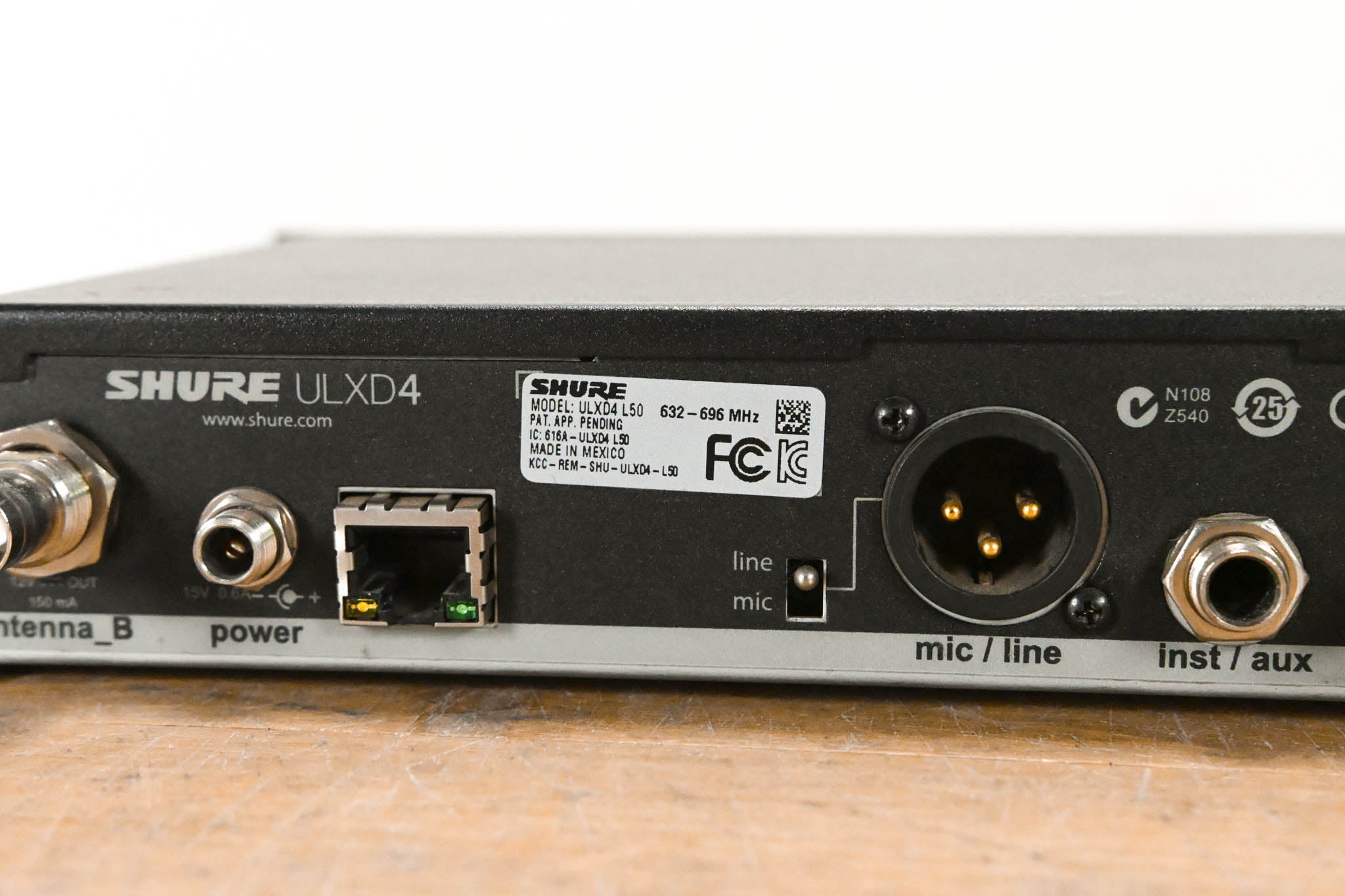 Shure ULXD14 Wireless Belt Pack System - L50 Range (NO POWER SUPPLY)