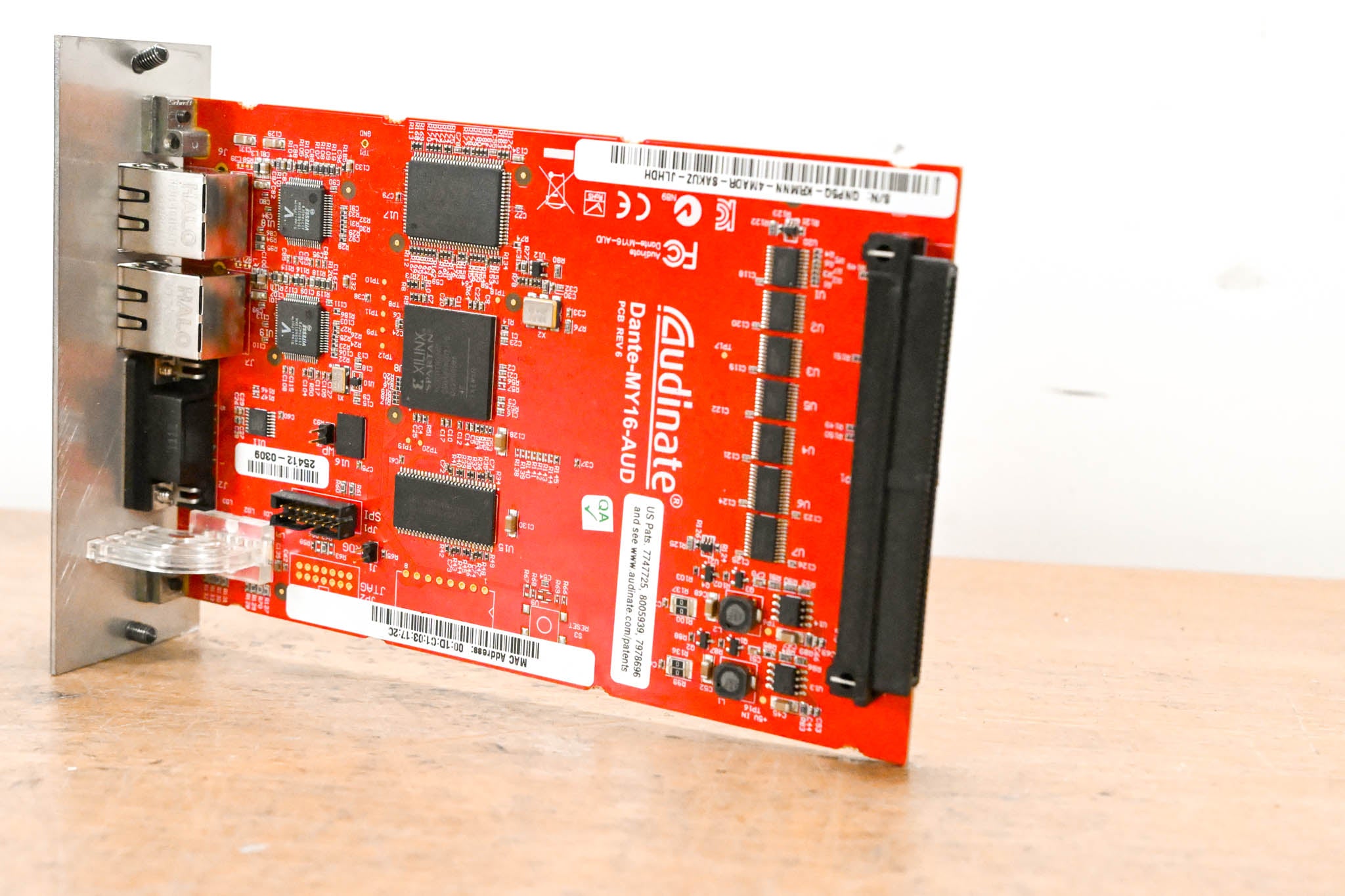 Audinate Dante-MY16-AUD 16-Channel Dante Network I/O Card