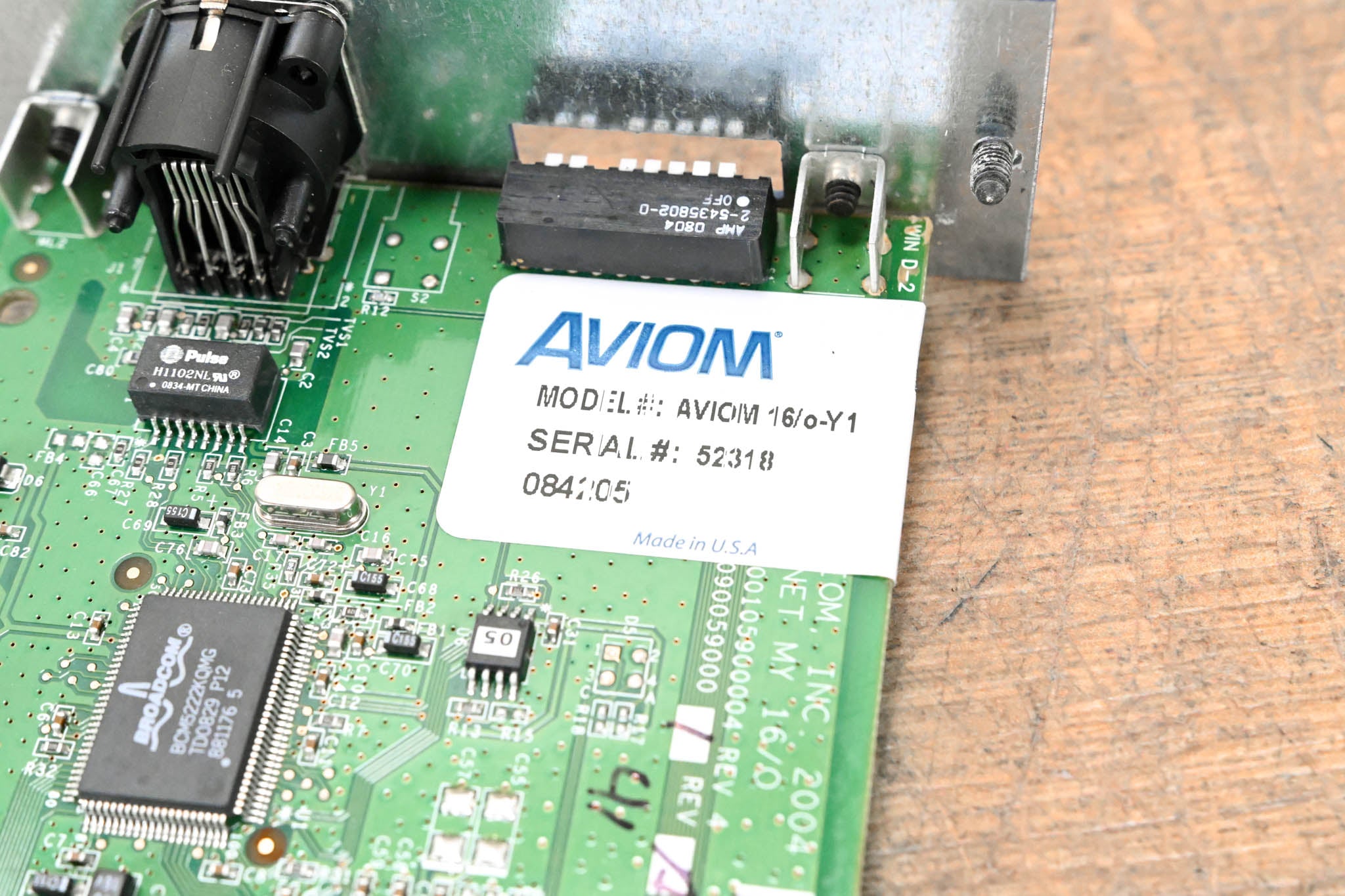 Aviom 16/o-Y1 A-Net Card for Yamaha Digital Products