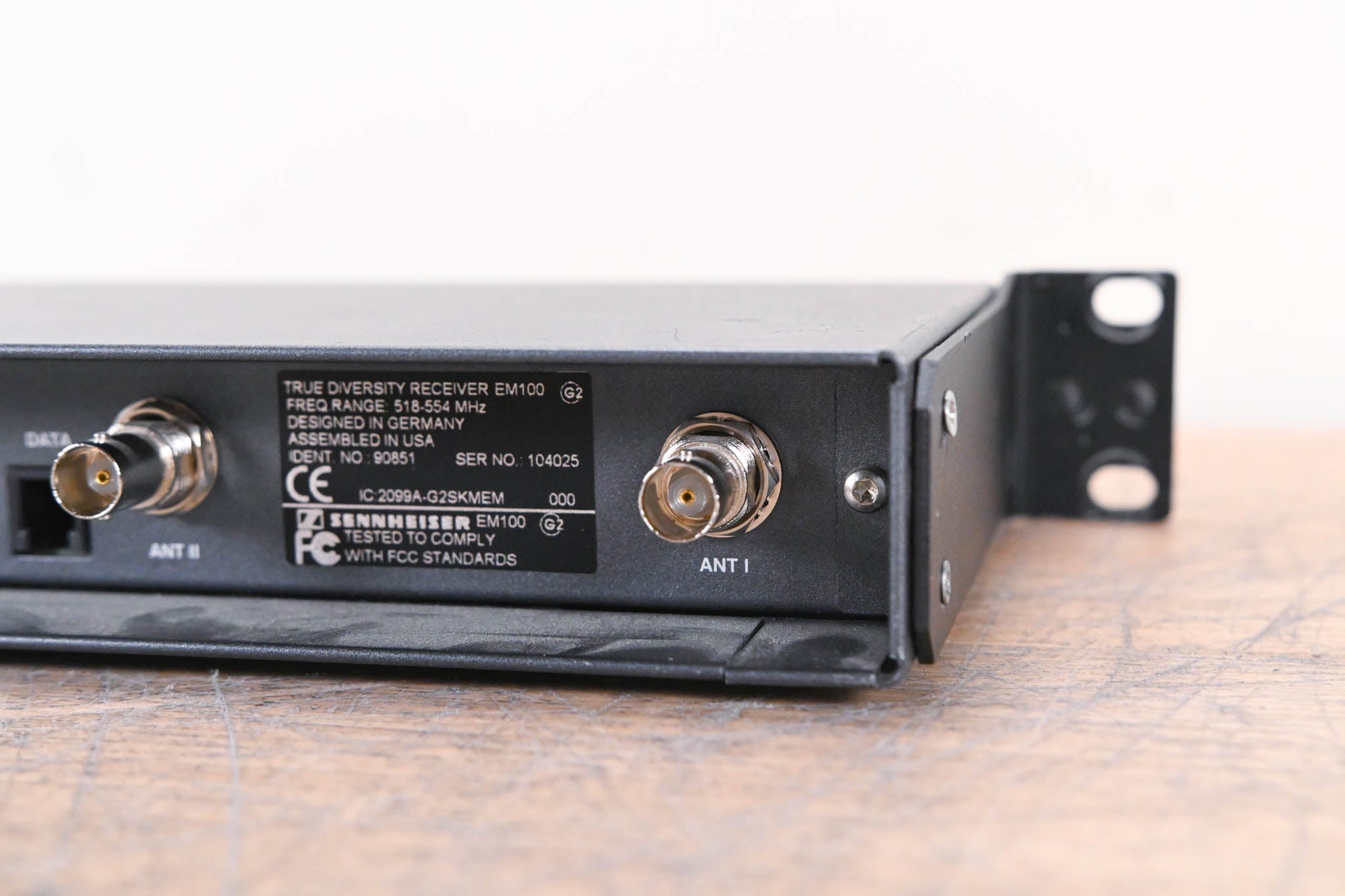 Sennheiser EM 100 G2 Wireless Receiver - 518-554 MHz (NO POWER SUPPLY)