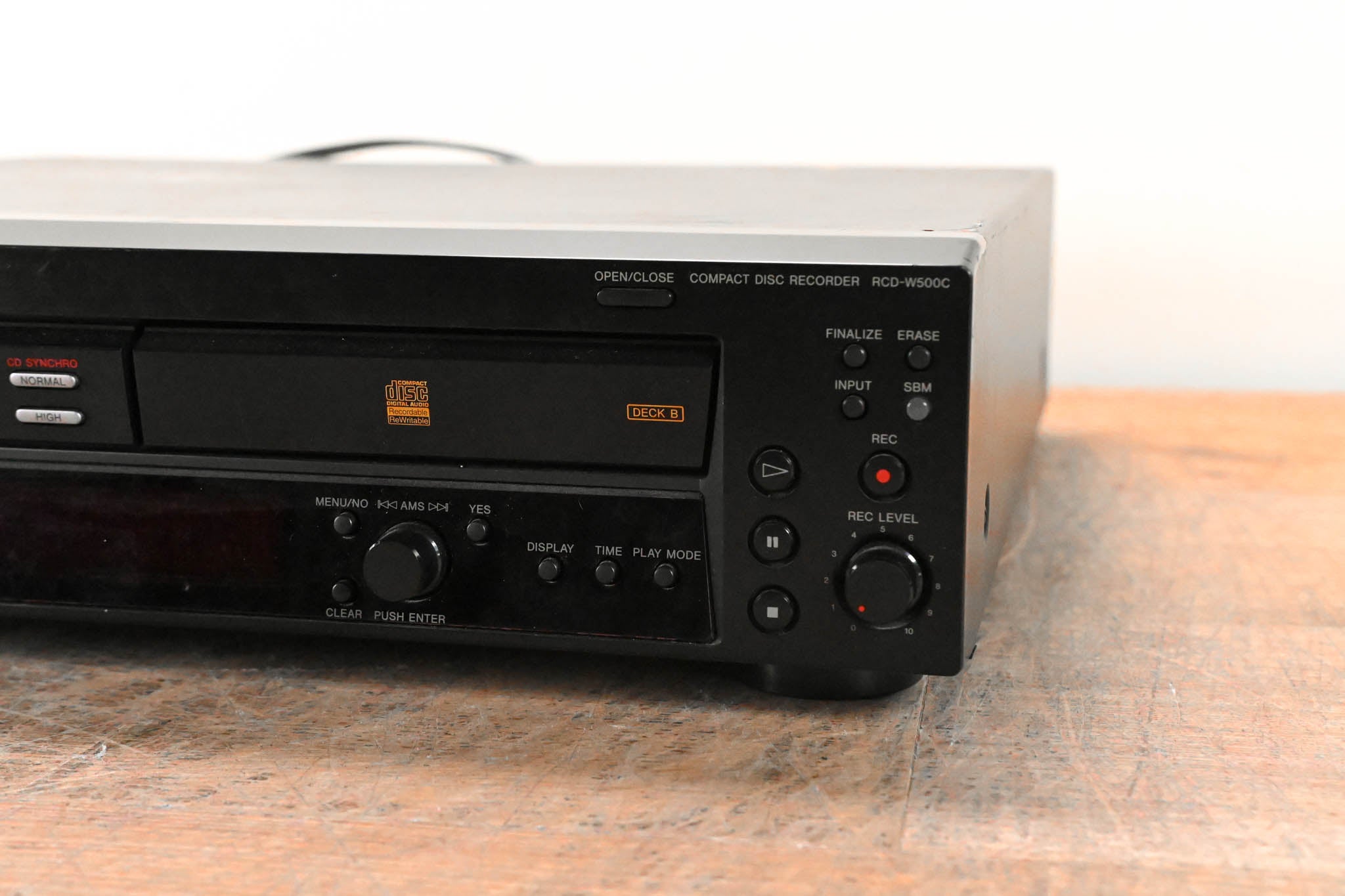 Sony RCD-W500C 5-Disc CD Changer and Recorder