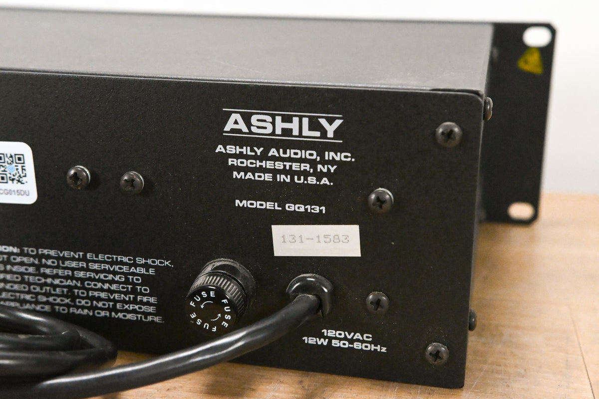 Ashly GQ131 One Third Octave 31-Band Graphic Equalizer