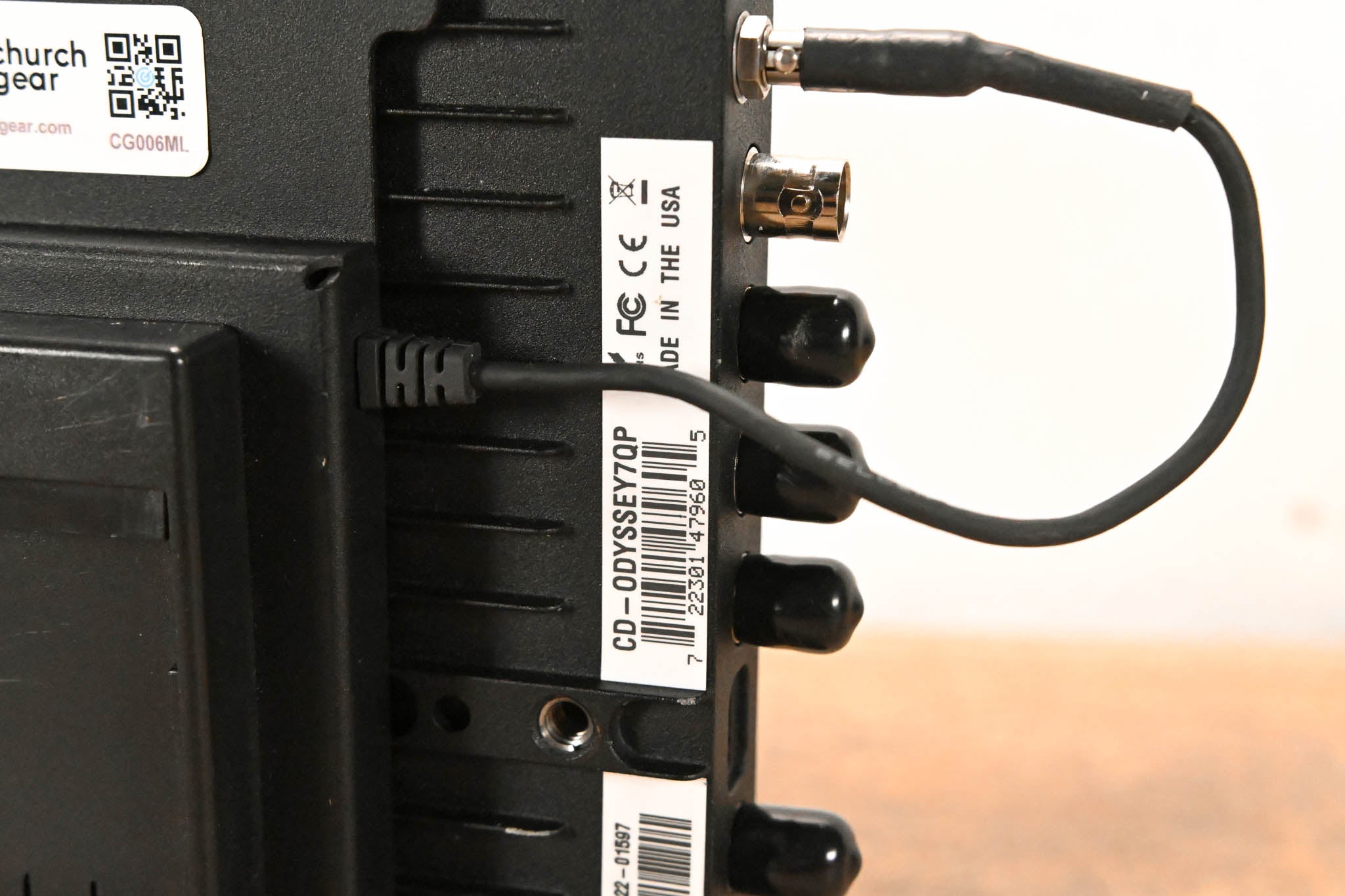 Convergent Design Odyssey 7Q+ 7.7” OLED Monitor/Recorder NO POWER SUPPLY