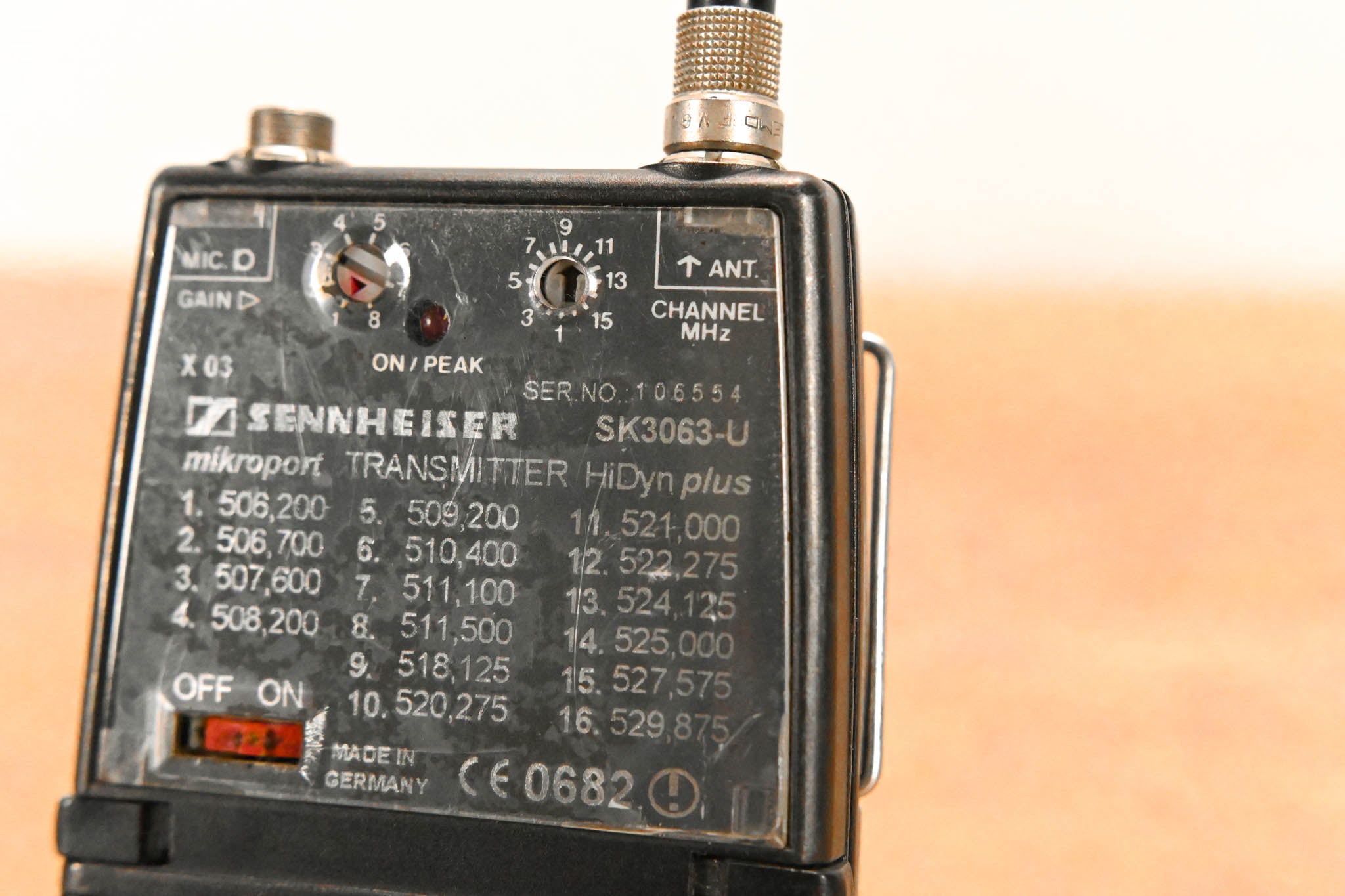 Sennheiser SK3063-U Wireless Bodypack Transmitter