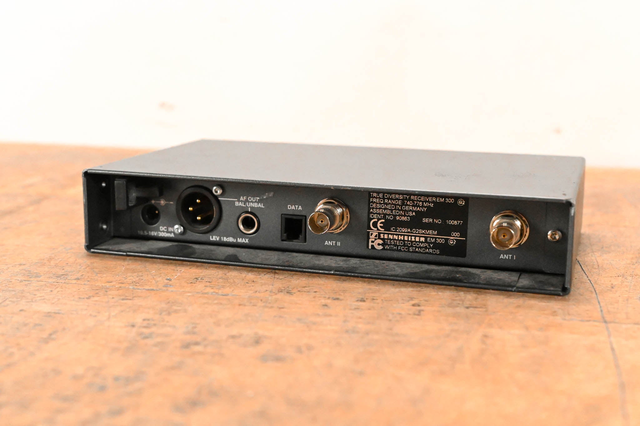 Sennheiser EM 300 G2 Wireless Receiver - 740-776 MHz (NO POWER SUPPLY)
