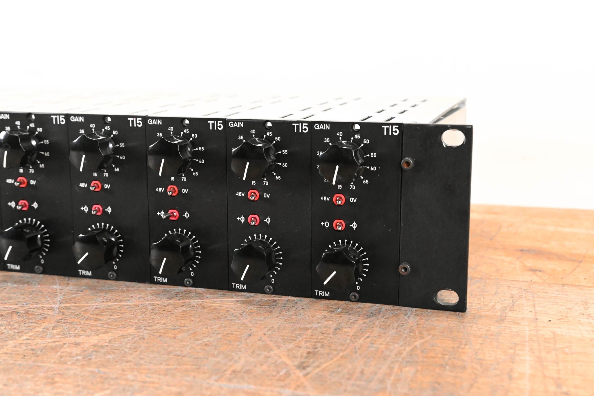 Seventh Circle Audio CH02 Chassis with eight T15 Preamplifier Modules