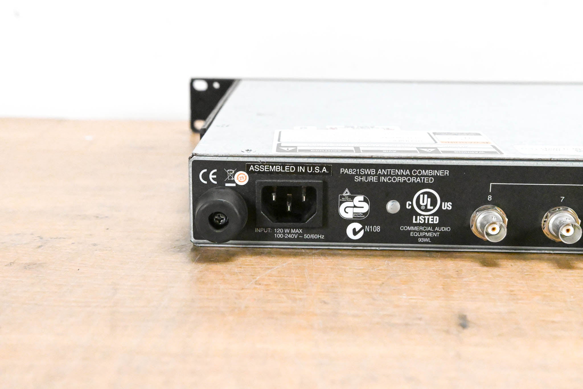 Shure PA821SWB PSM Antenna Combiner - 470-952 MHz