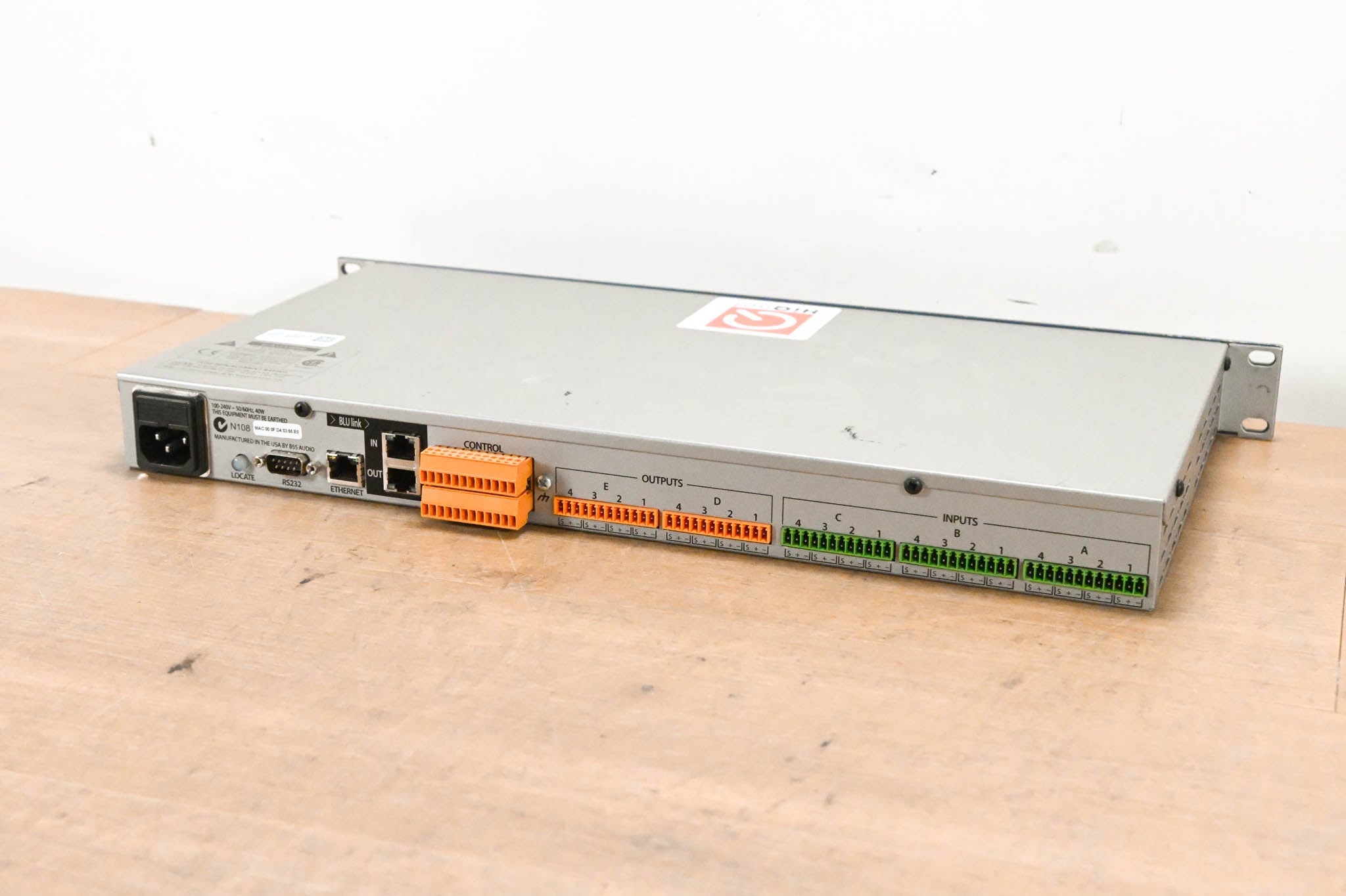 BSS London BLU-100 12x8 Signal Processor with BLU Link