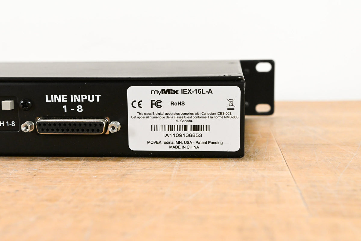 myMix IEX-16L-A 16-Channel Input Expander