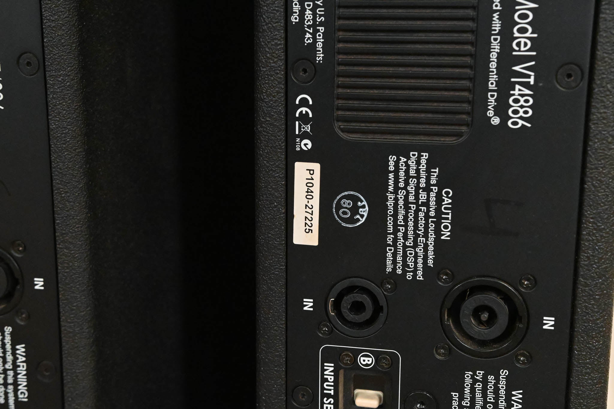 JBL VT4886 Dual 6.5" Passive Compact Line Array Loudspeakers (PAIR)