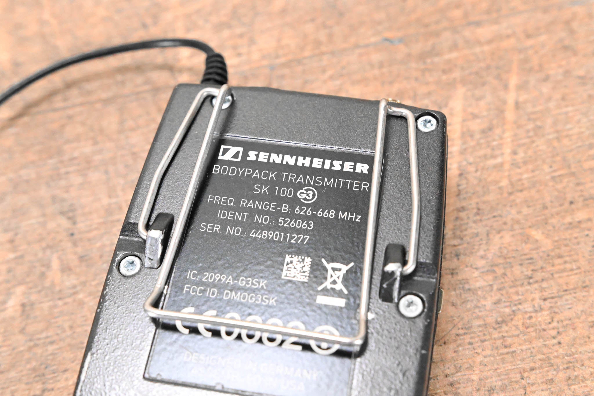 Sennheiser ew 100 G3 Bodypack Wireless System - 626-668 MHz