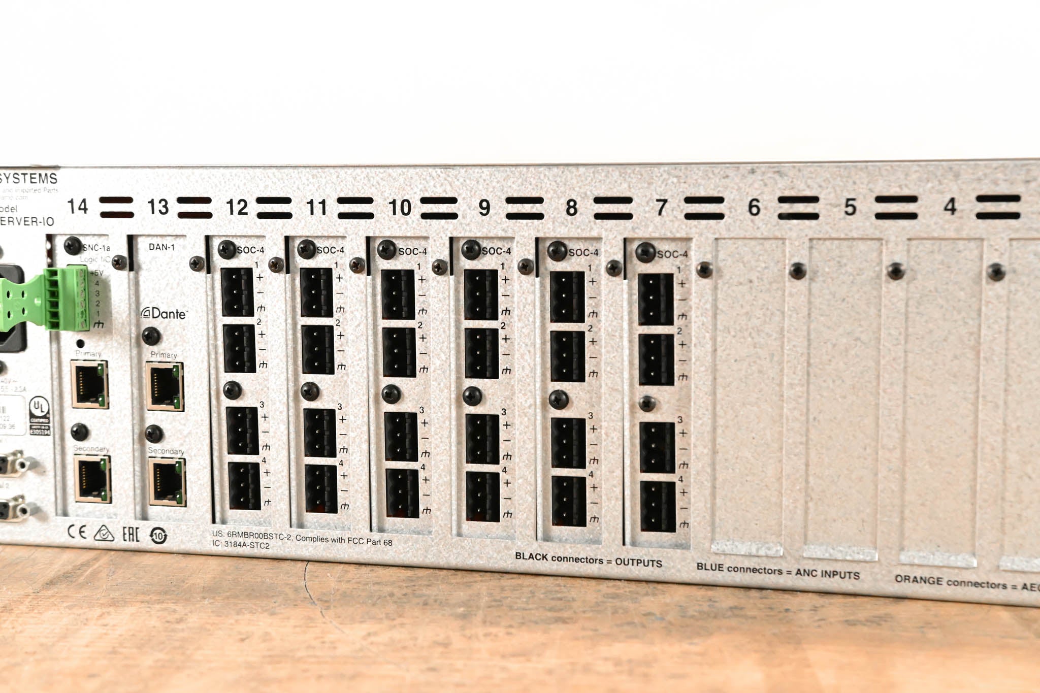 Biamp Tesira SERVER-IO Digital Audio Network Server