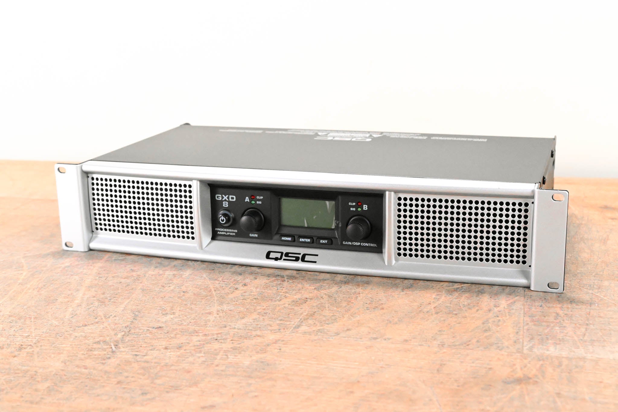 QSC GXD 8 2-Channel 4500W Power Amplifier with DSP