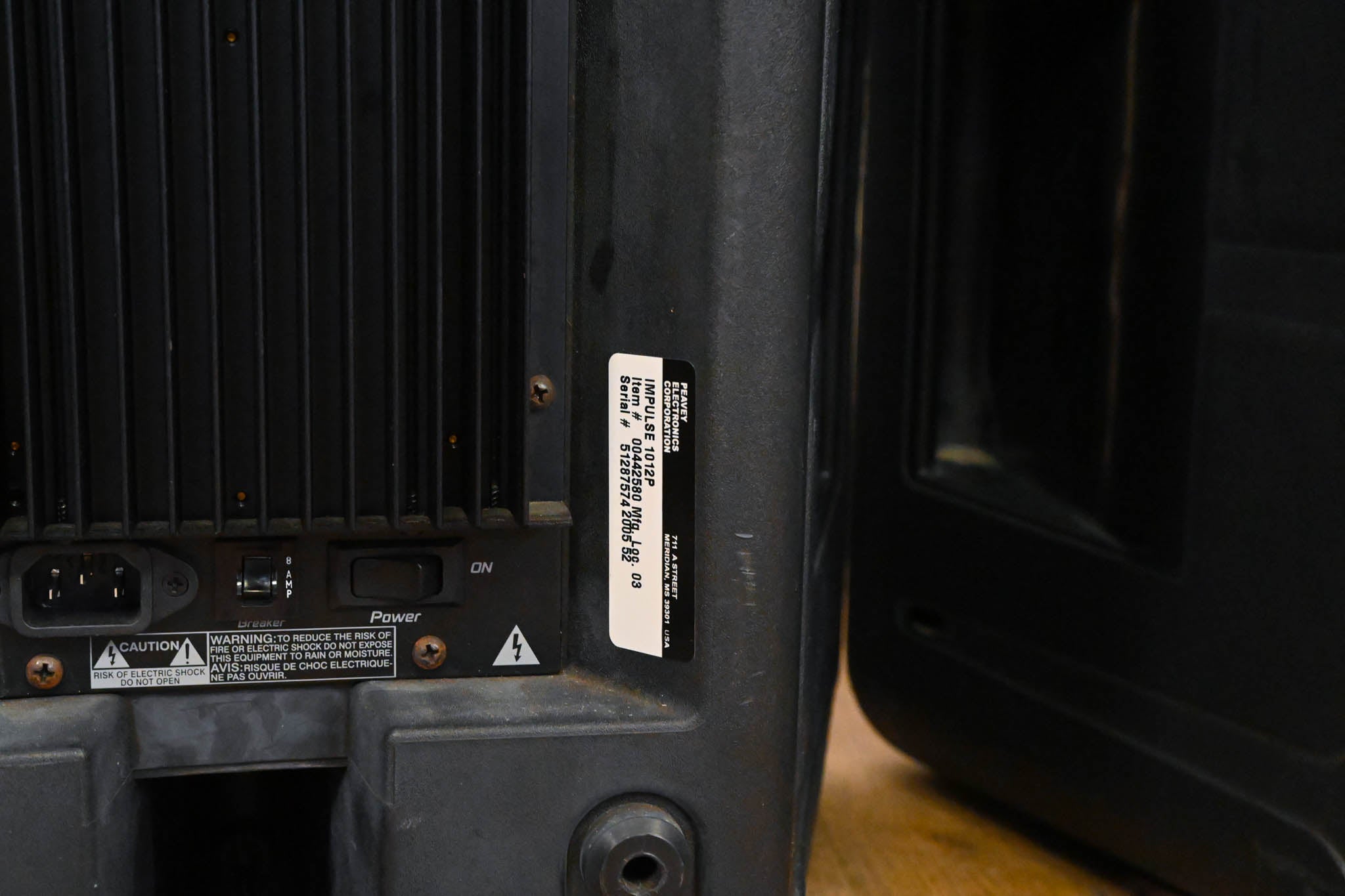 Peavey Impulse 1012p Biamped Powered Speaker (PAIR)