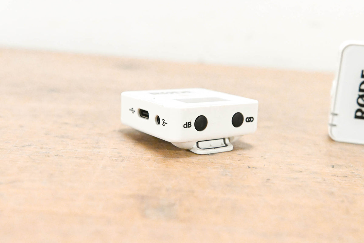 RØDE Wireless GO Single Microphone System - White (NO POWER SUPPLY)