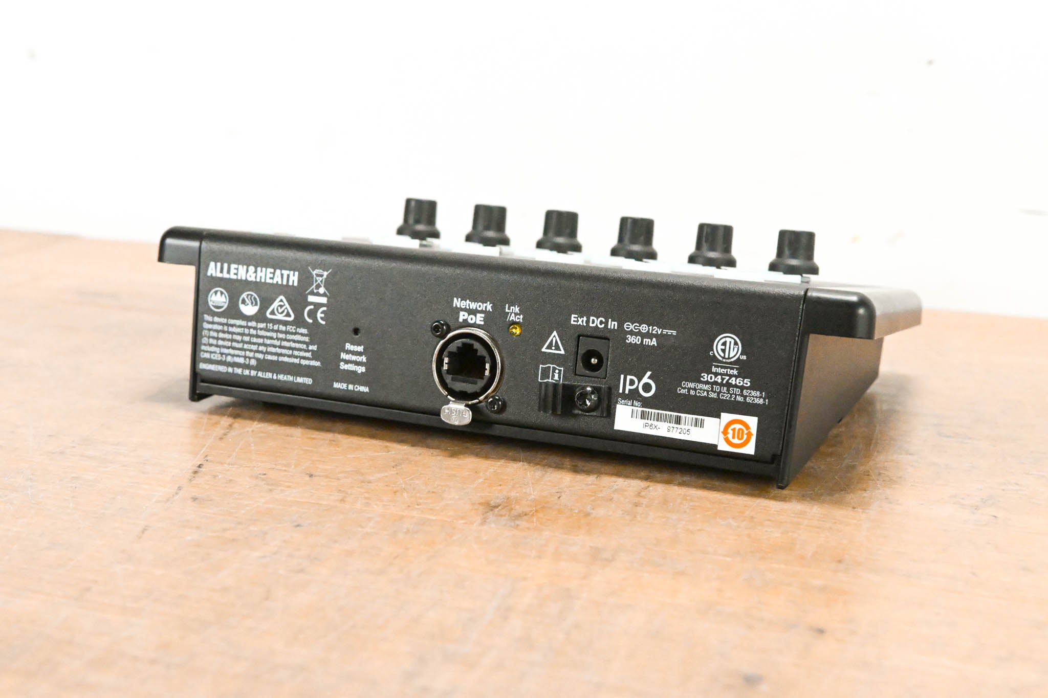 Allen & Heath IP6 Six Rotary Remote Controller for dLive/Avantis/AHM