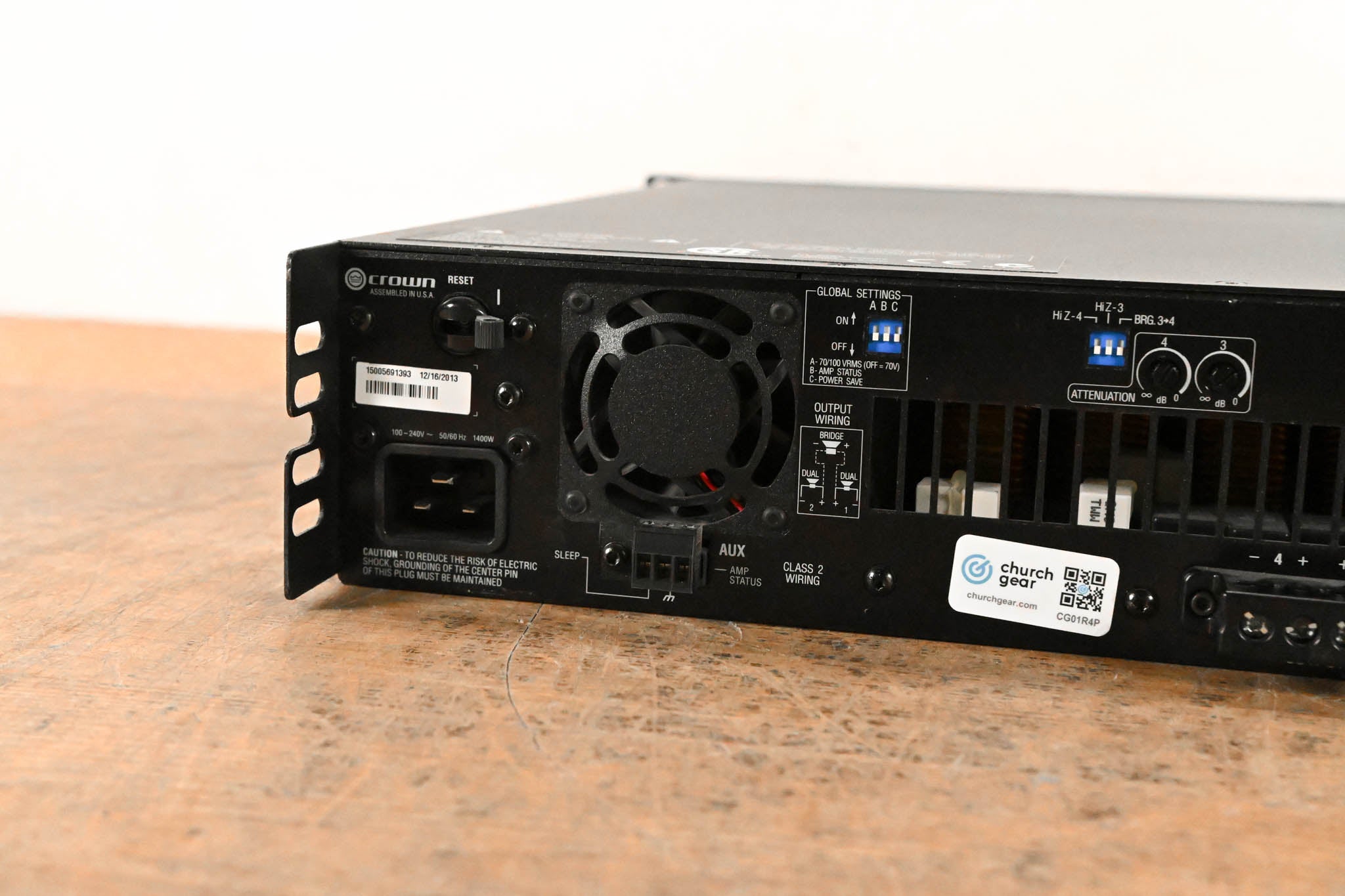 Crown DCi 4|1250 Four-Channel Power Amplifier