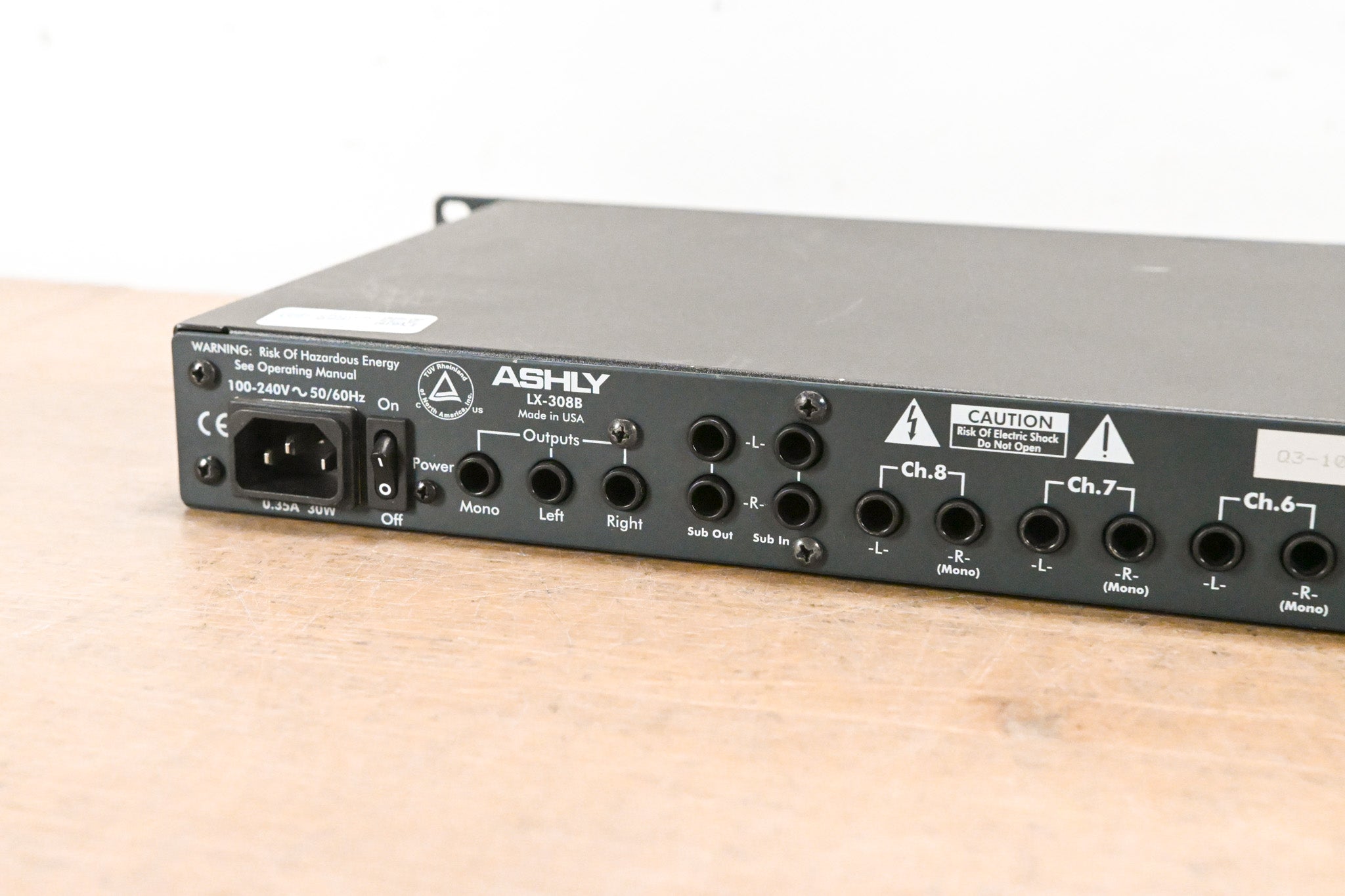 Ashly LX-308B 8-Channel Stereo Line Mixer