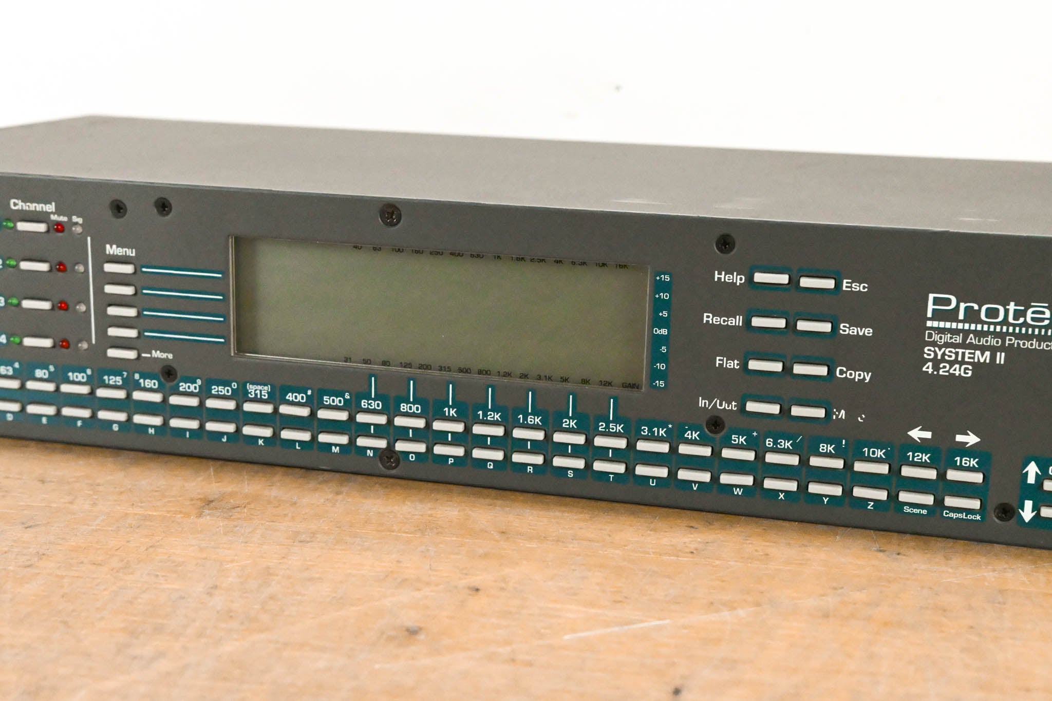 Ashly Protea System II 4.24G 4-Channel Digital Graphic Equalizer