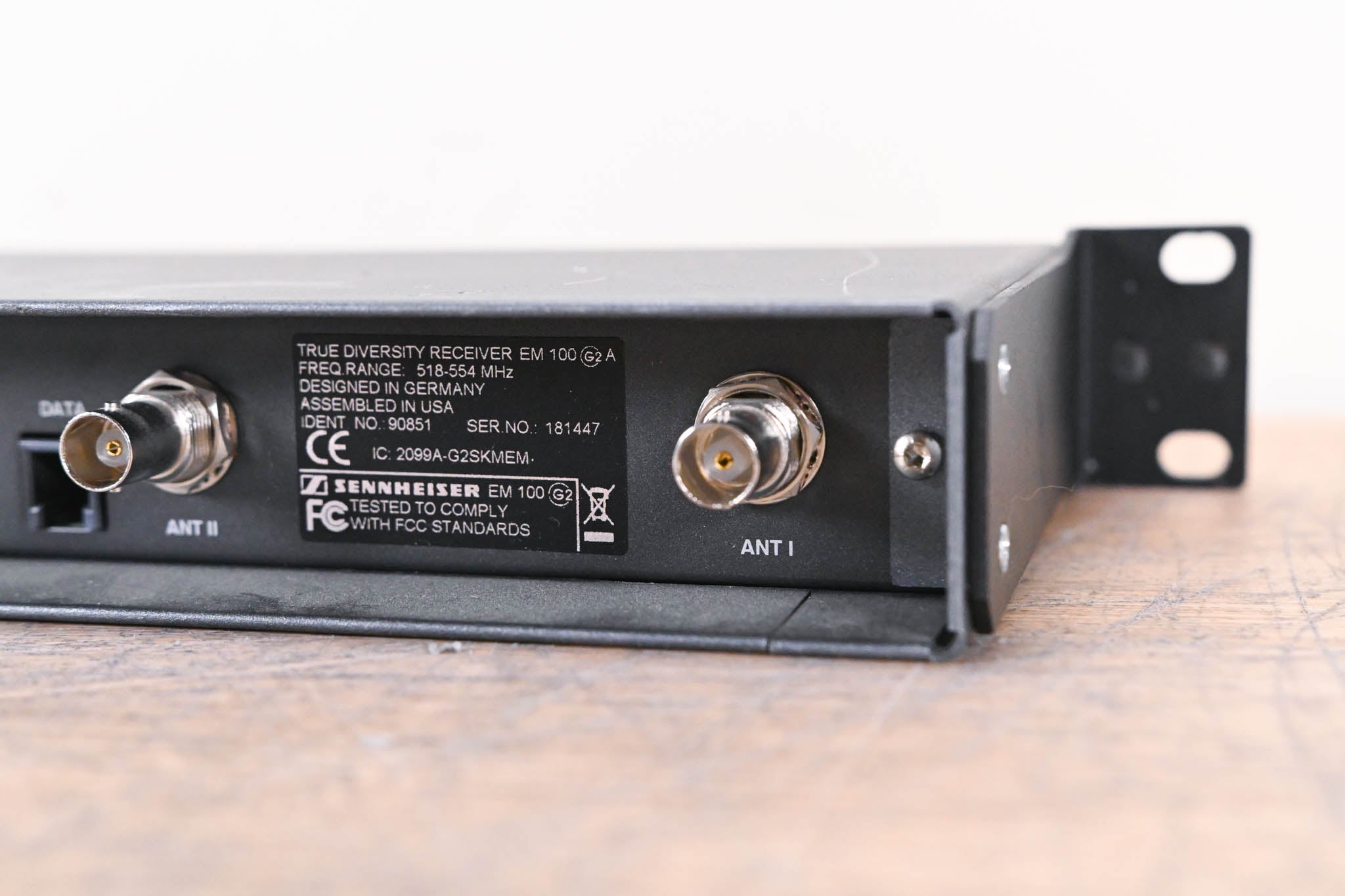 Sennheiser EM 100 G2 Wireless Receiver - 518-554 MHz (NO POWER SUPPLY)