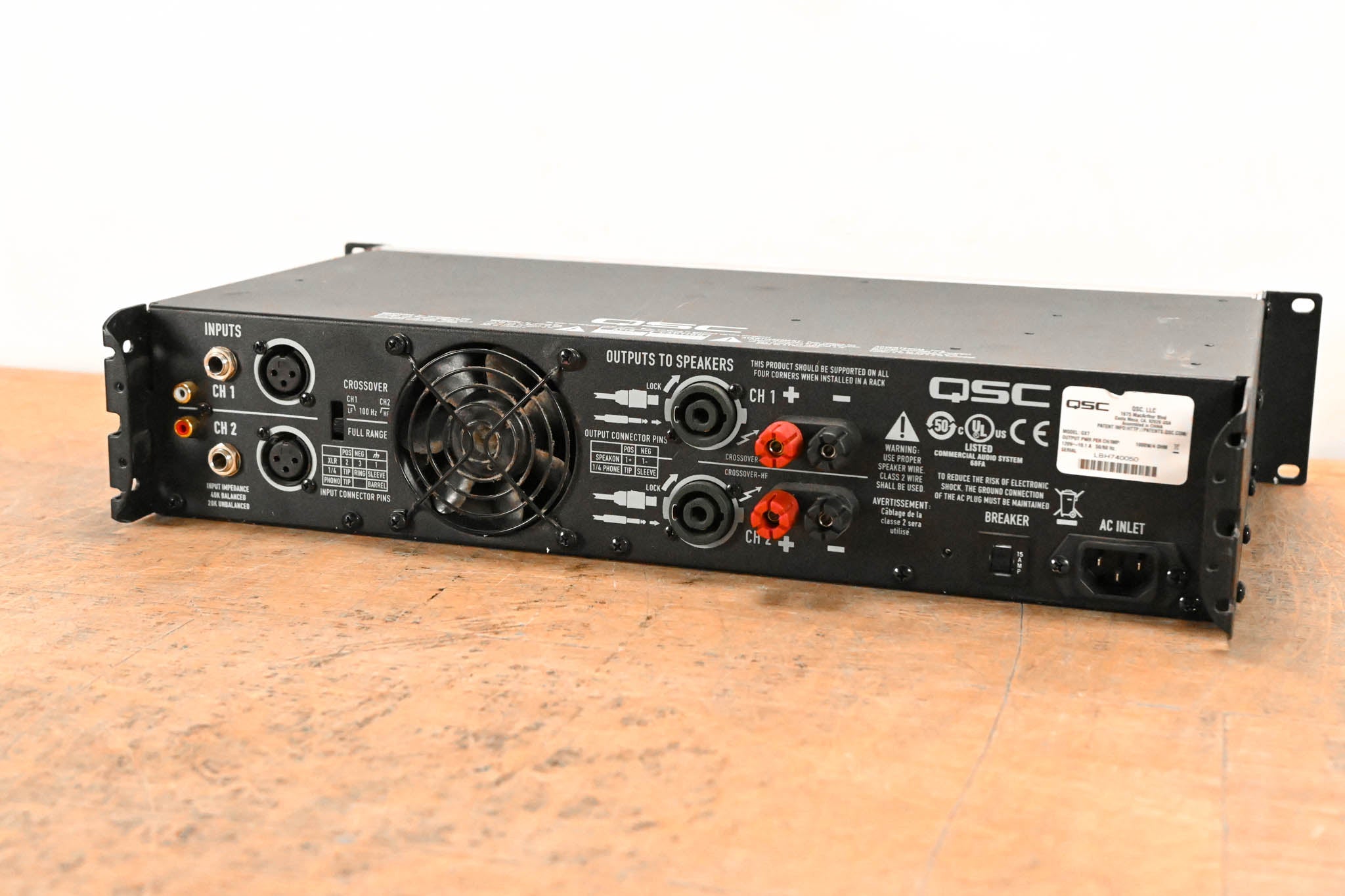 QSC GX7 2-Channel 1000W Power Amplifier