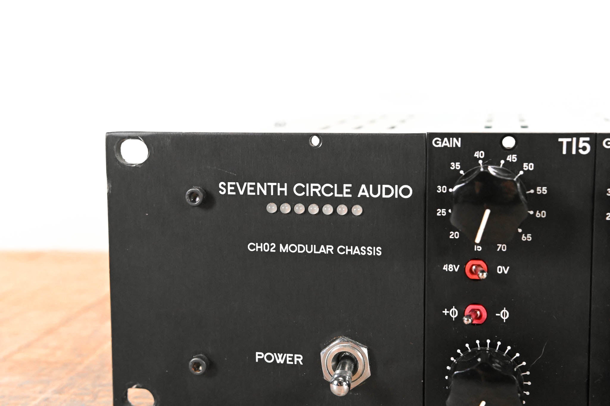 Seventh Circle Audio CH02 Chassis with eight T15 Preamplifier Modules