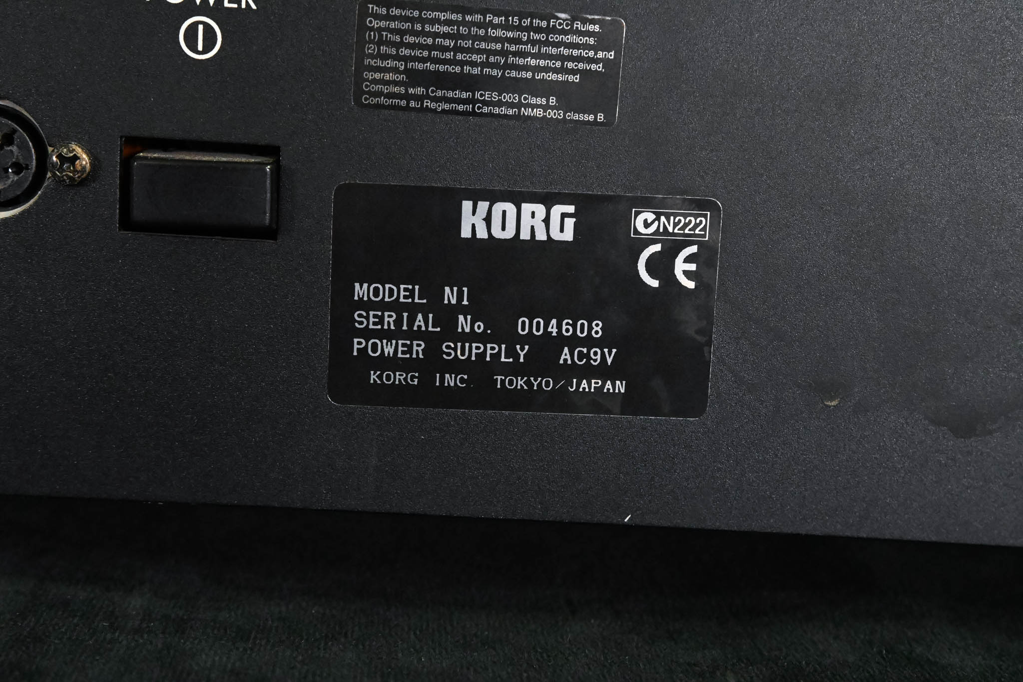 Korg N1 88-Note Weighted-Key Music Synthesizer (NO PSU)